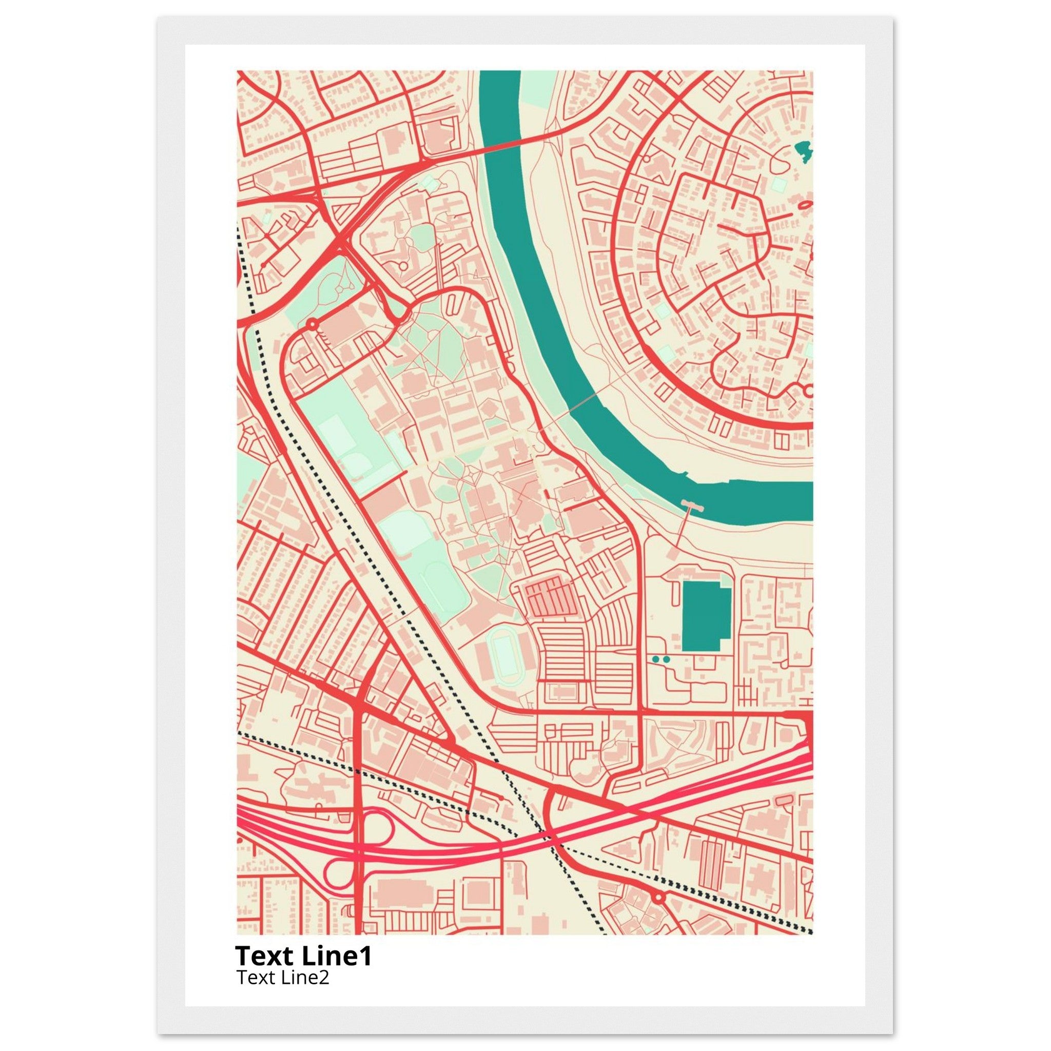 california state university sacramento campus map poster