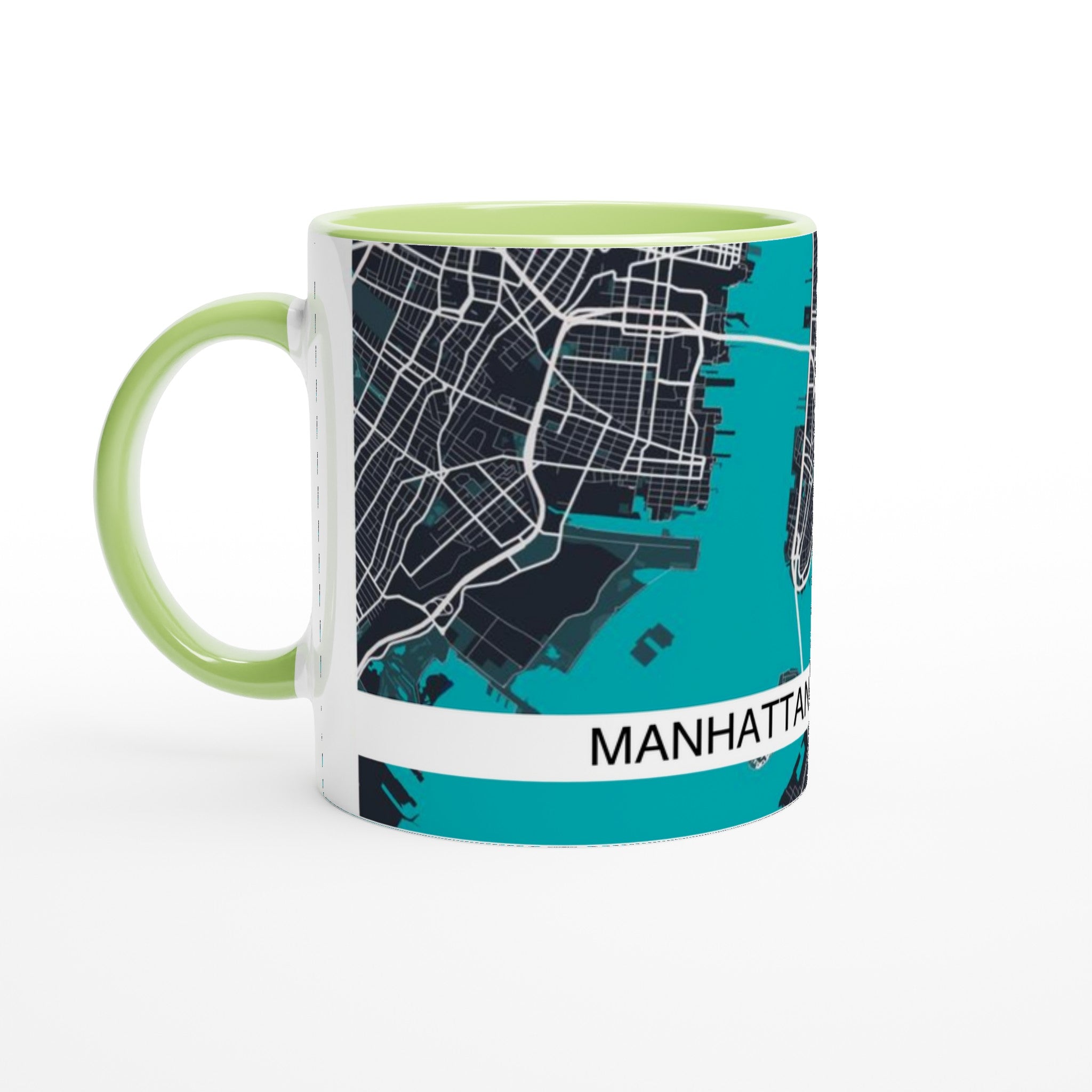 New York Modern City Map Mug (11oz) - Ink And Atlas