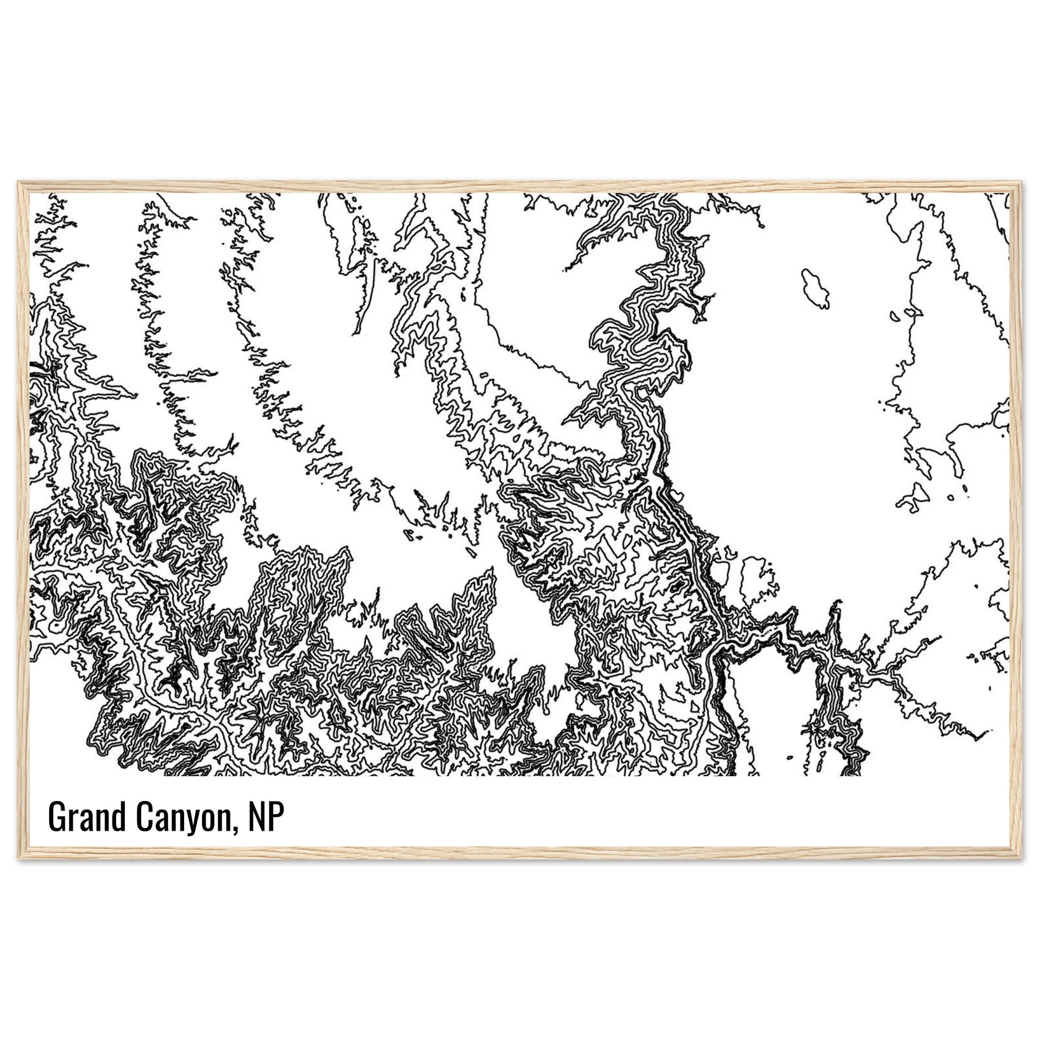 Custom Contours Print - Ink And Atlas