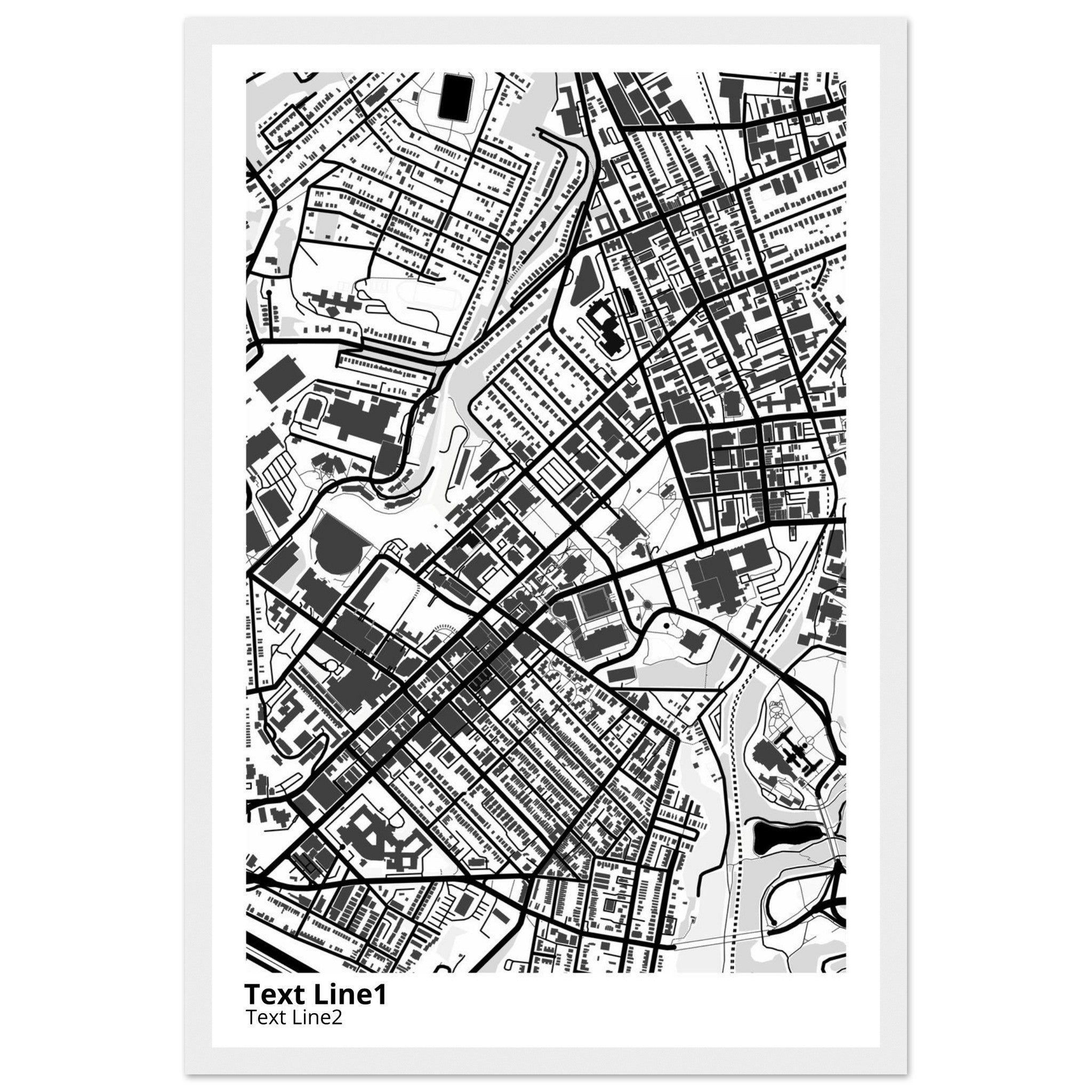University of Pittsburgh Pennsylvania Campus Map Poster | Alumni Gift - Ink And Atlas