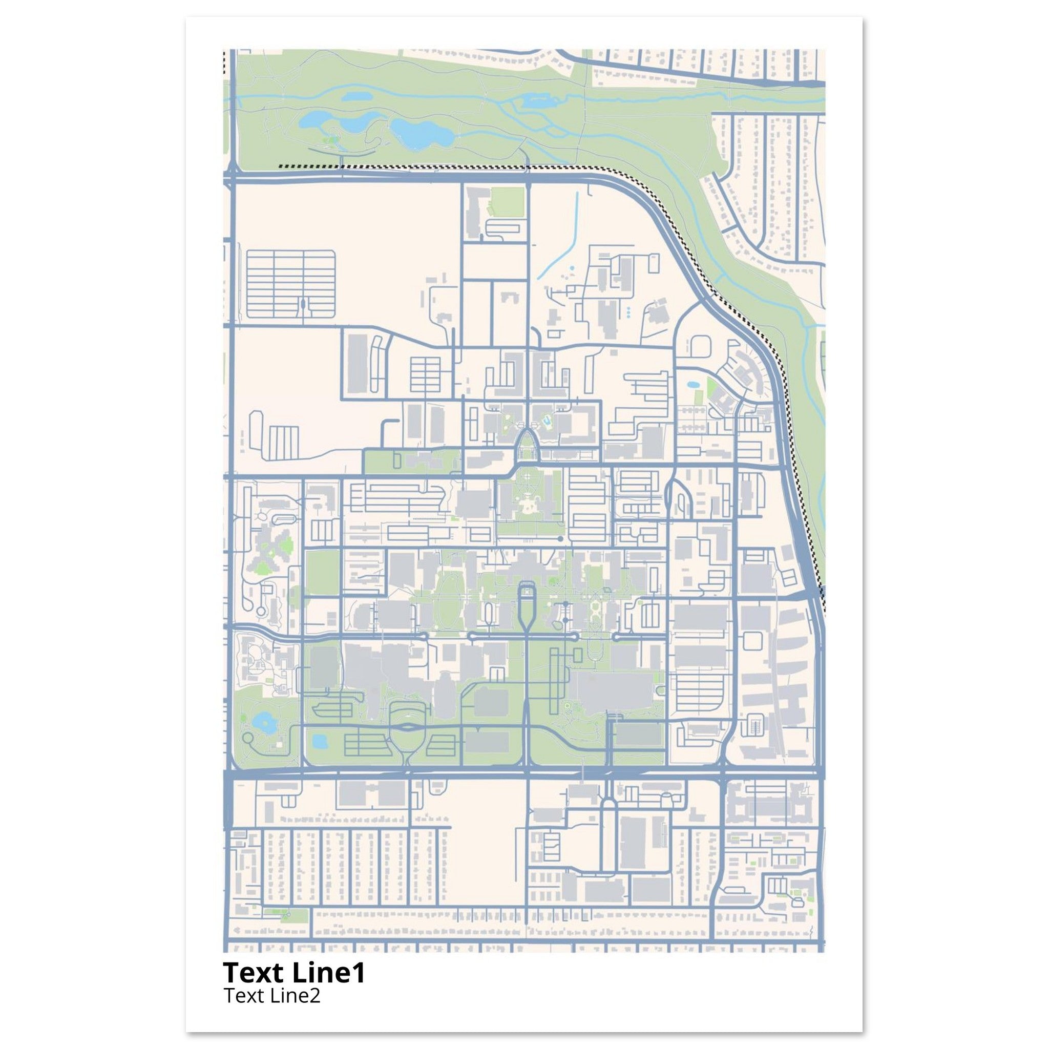 university of colorado denver anschutz medical campus campus map poster