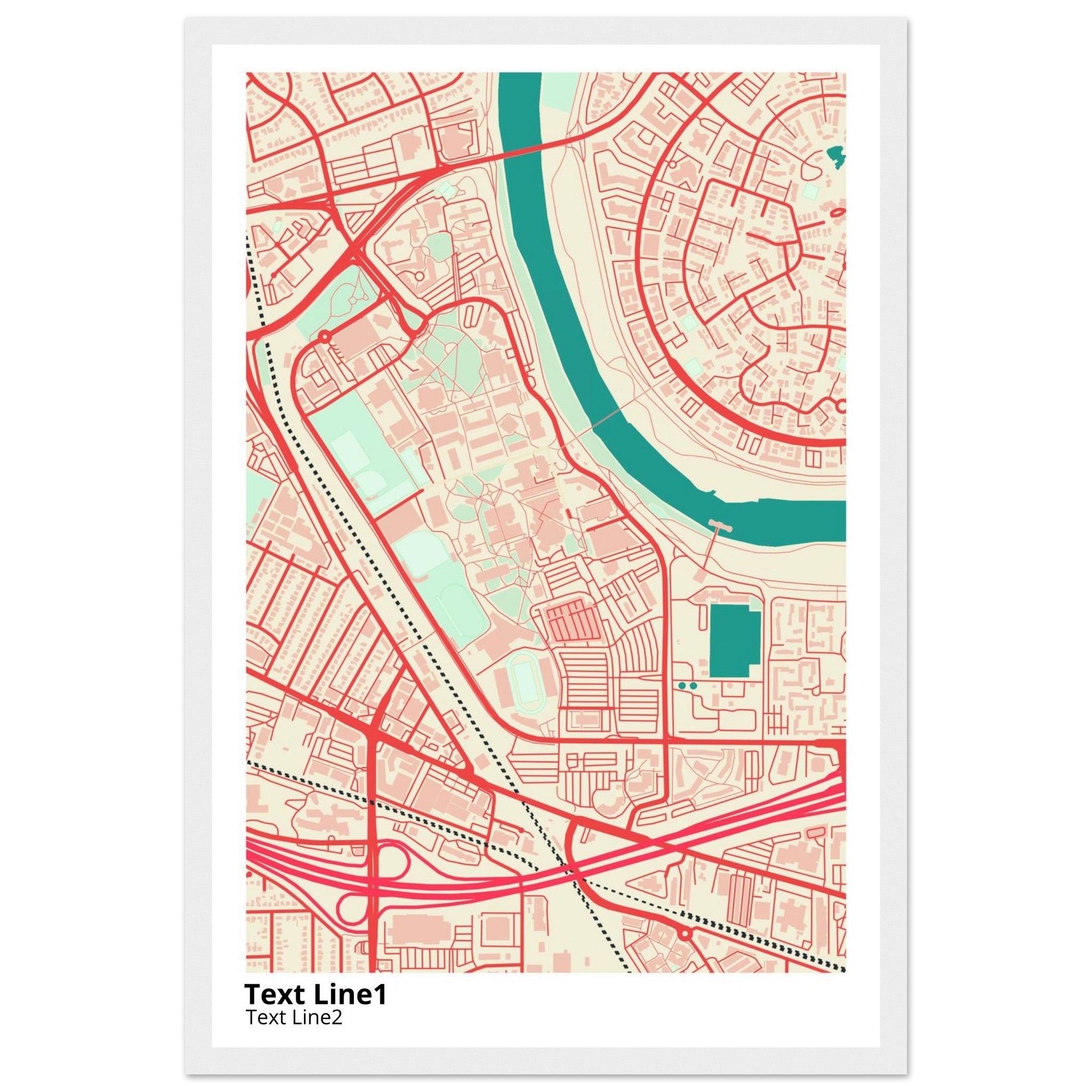 california state university sacramento campus map poster