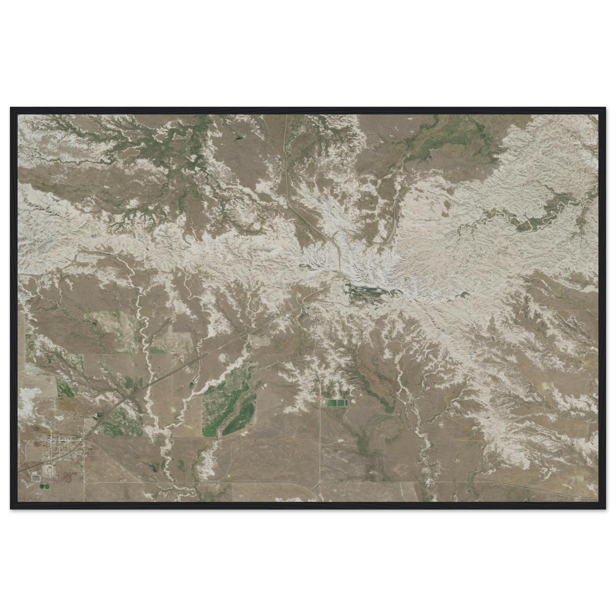 Badlands National Park Natural Earth Print - Ink And Atlas