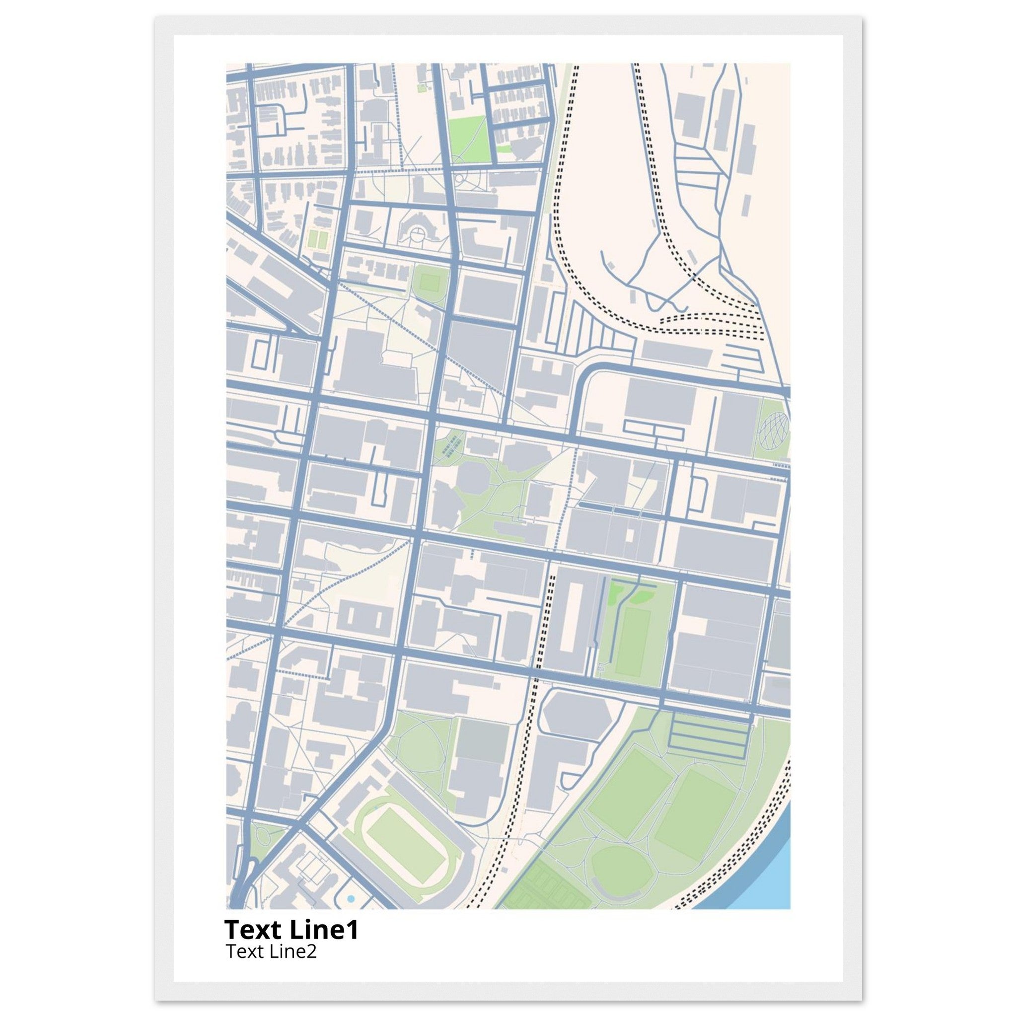 Drexel University Pennsylvania Campus Map Poster | Graduation Gift - Ink And Atlas
