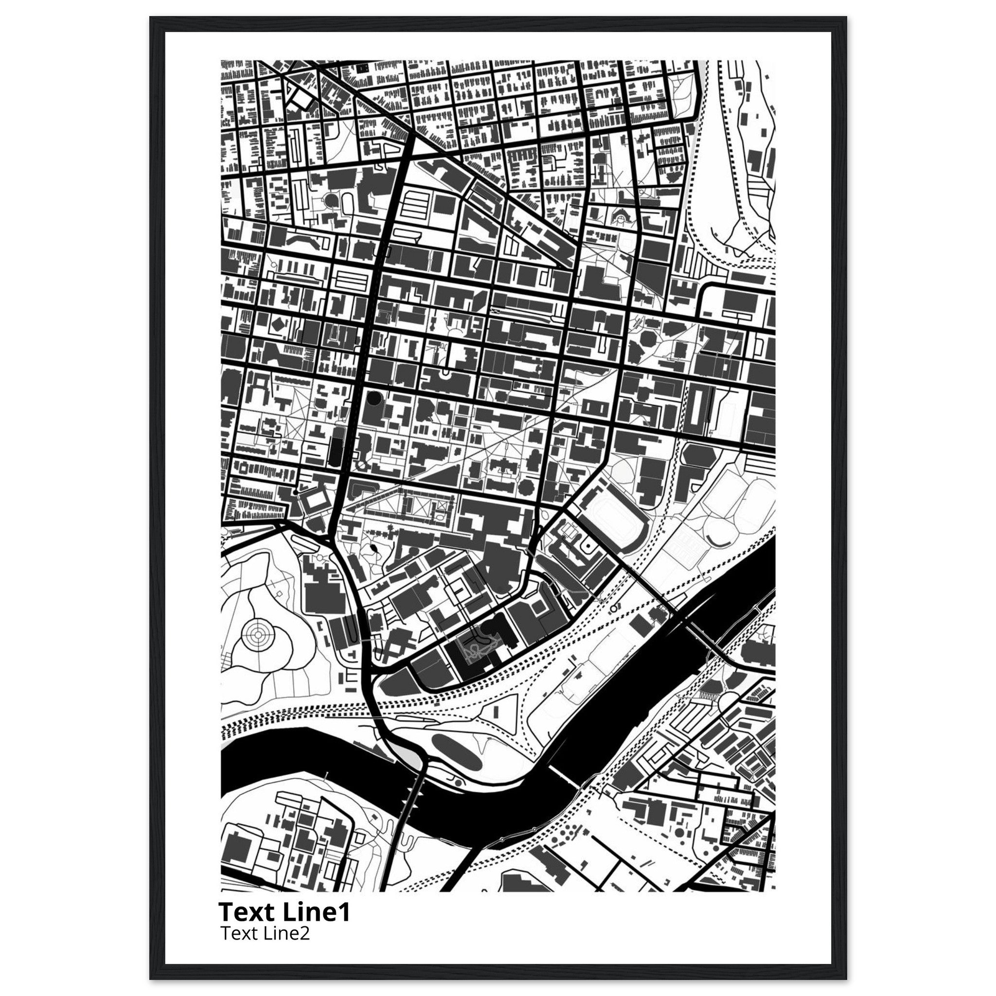 University of Pennsylvania Campus Map Poster | Graduation Gift - Ink And Atlas