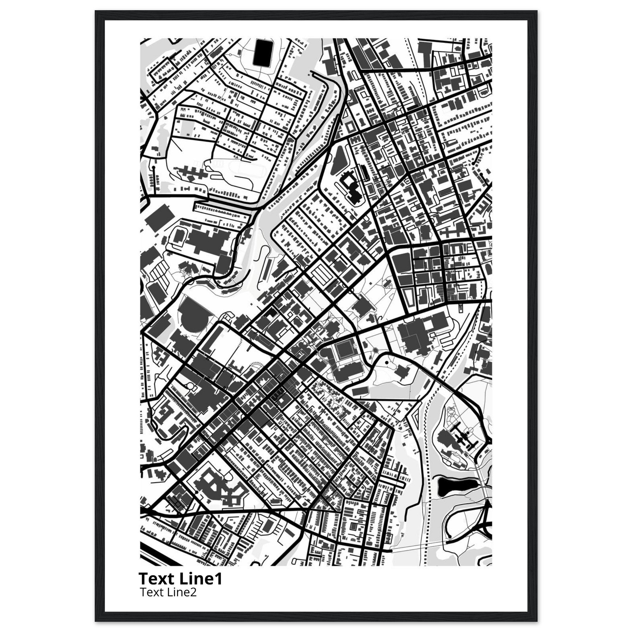 University of Pittsburgh Pennsylvania Campus Map Poster | Alumni Gift - Ink And Atlas