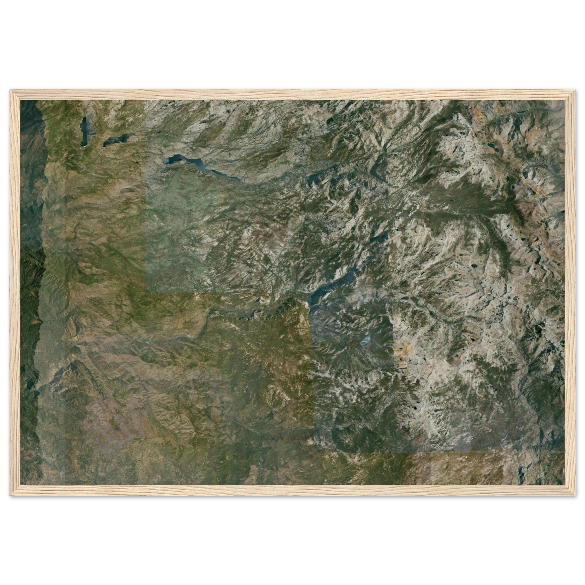 Yosemite National Park Natural Earth Print - Ink And Atlas
