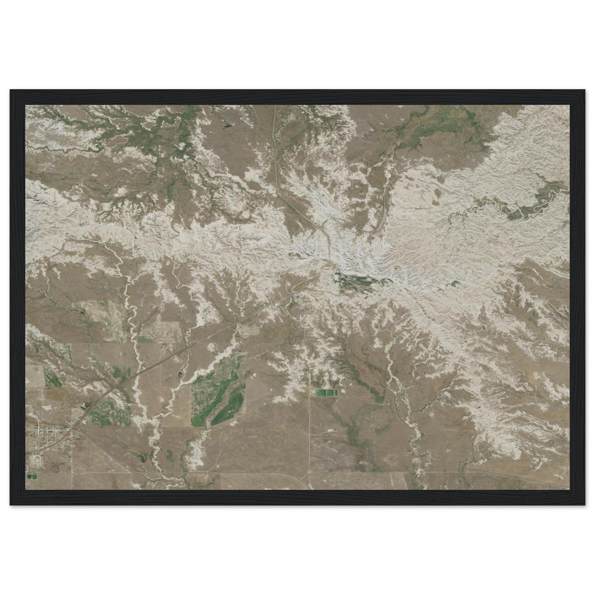 Badlands National Park Natural Earth Print - Ink And Atlas