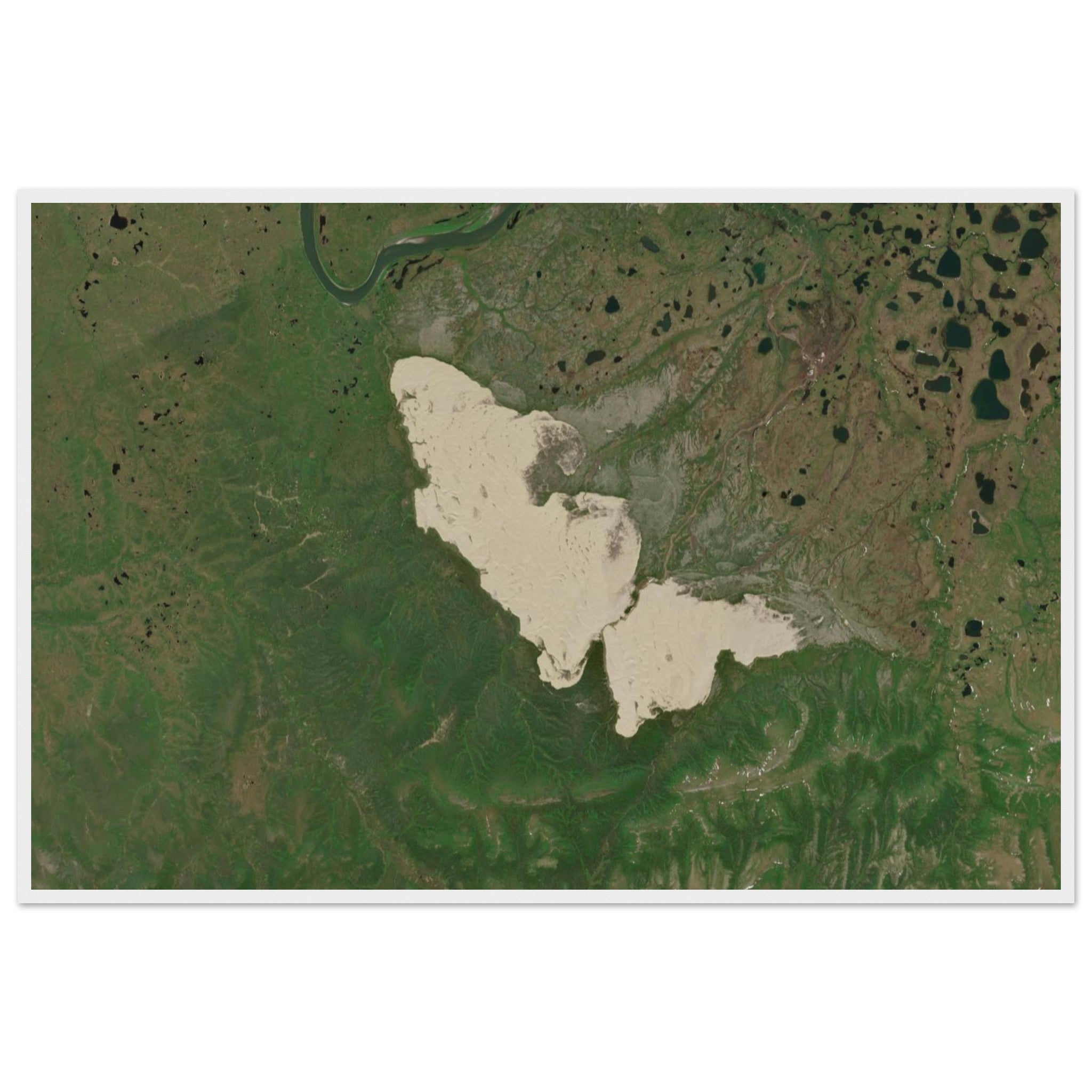 Kobuk Valley National Park Natural Earth Print - Ink And Atlas