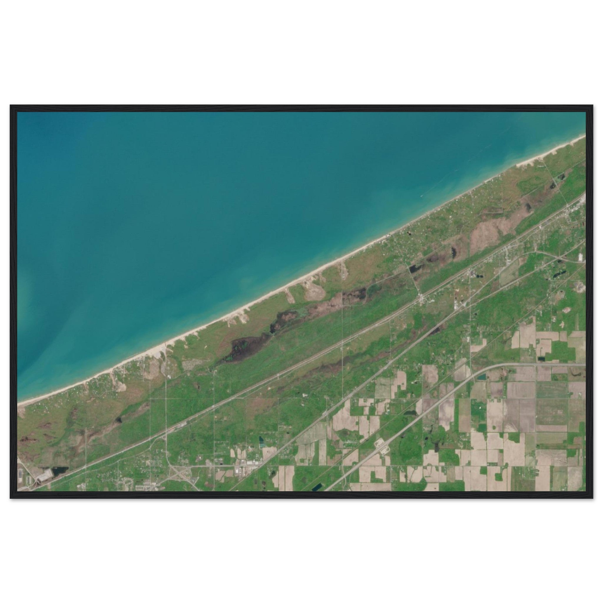 Indiana Dunes National Park Natural Earth Print - Ink And Atlas