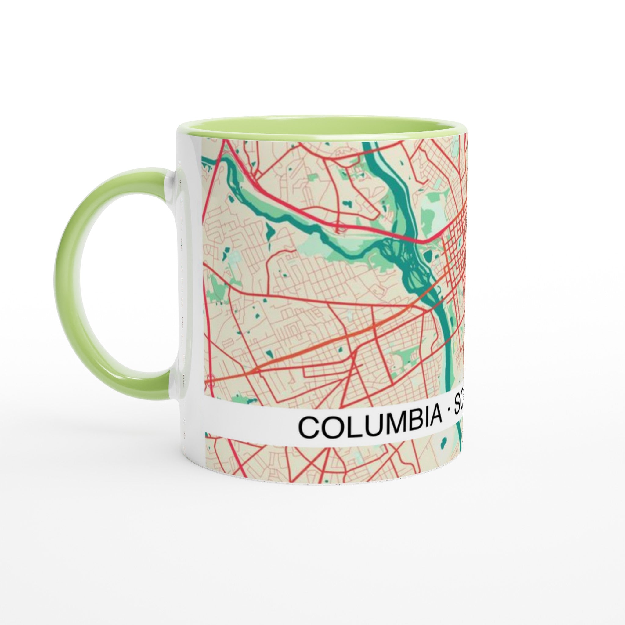 Columbia Modern City Map Mug (11oz) - Ink And Atlas