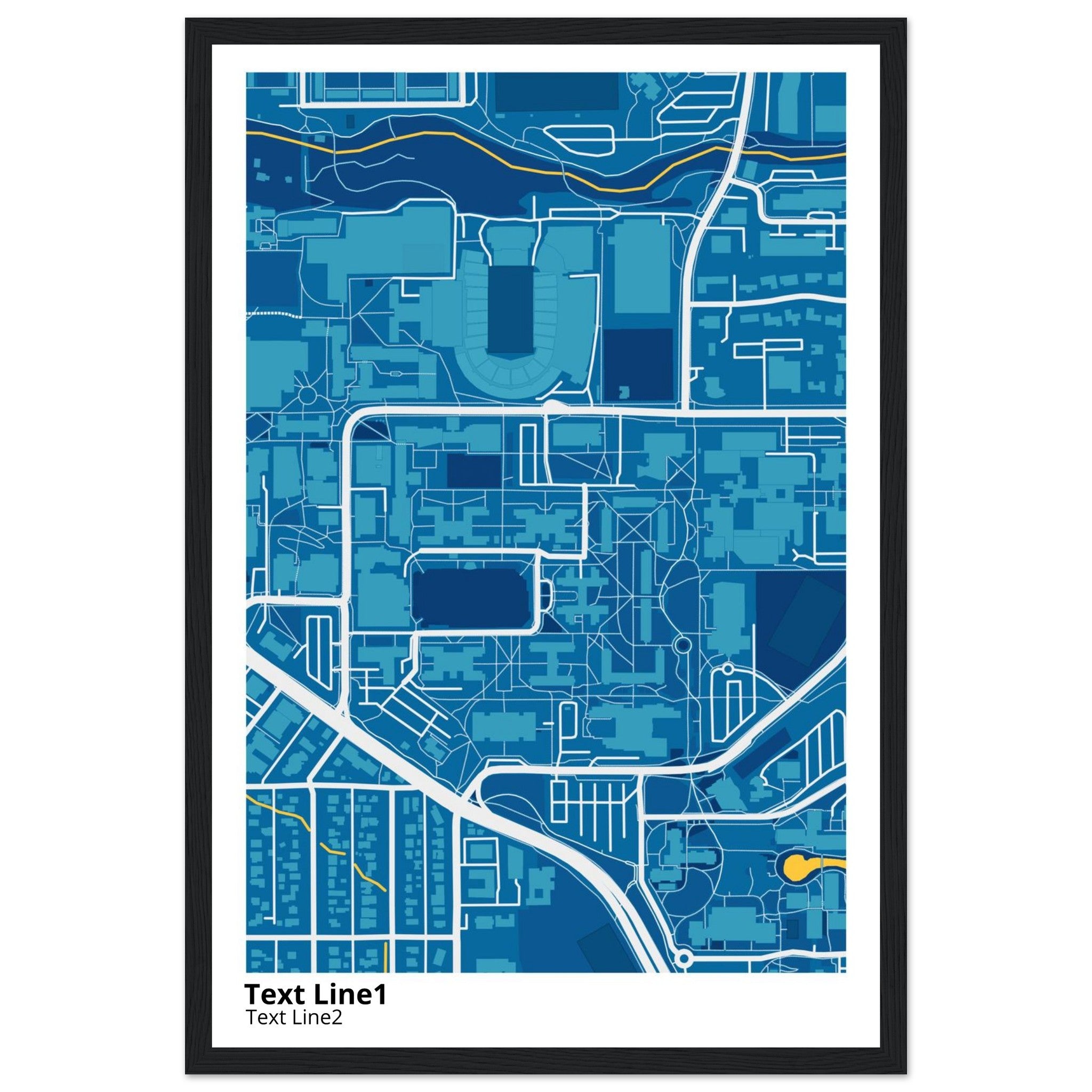 university of colorado boulder campus map poster