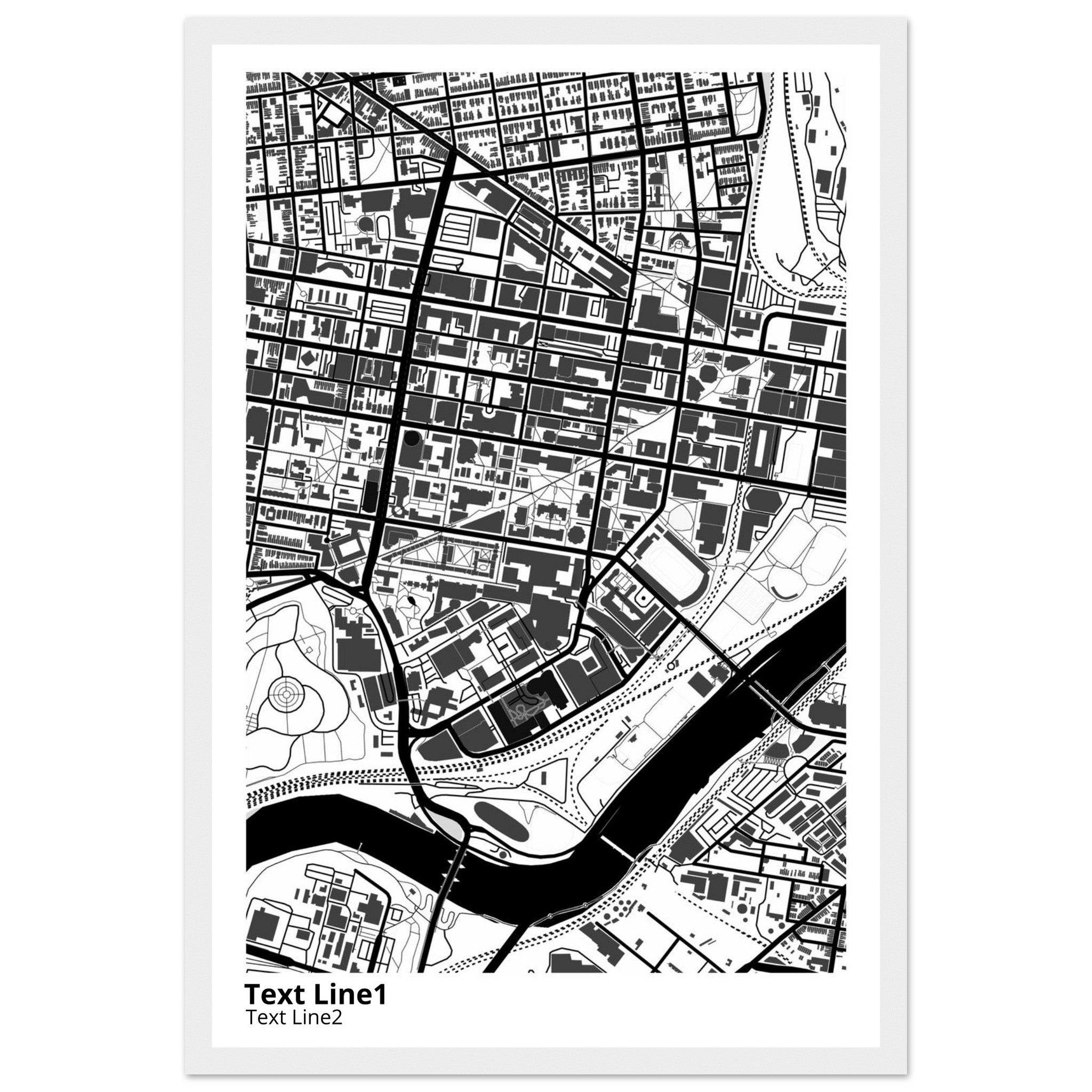 University of Pennsylvania Campus Map Poster | Graduation Gift - Ink And Atlas