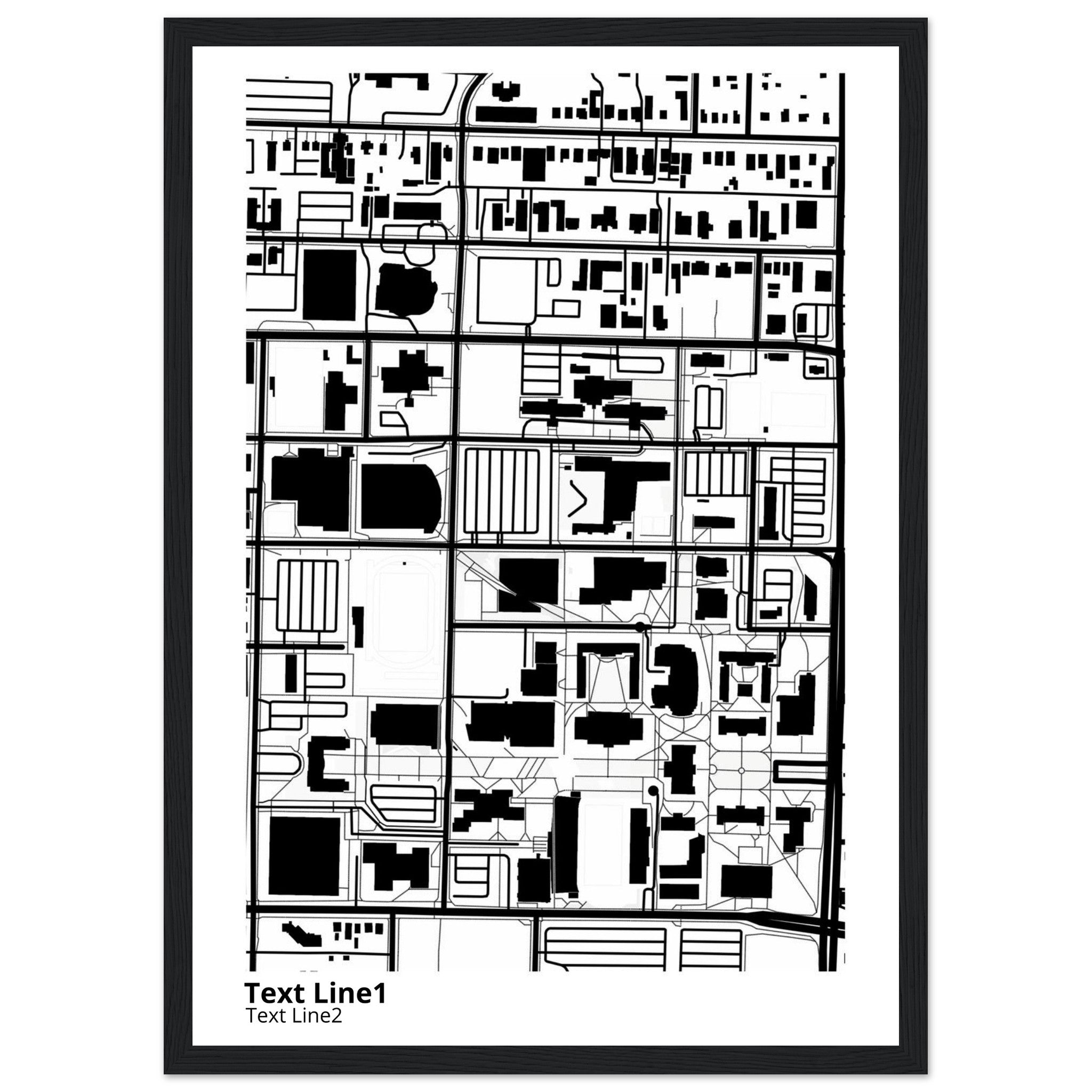 missouri state university springfield campus map poster