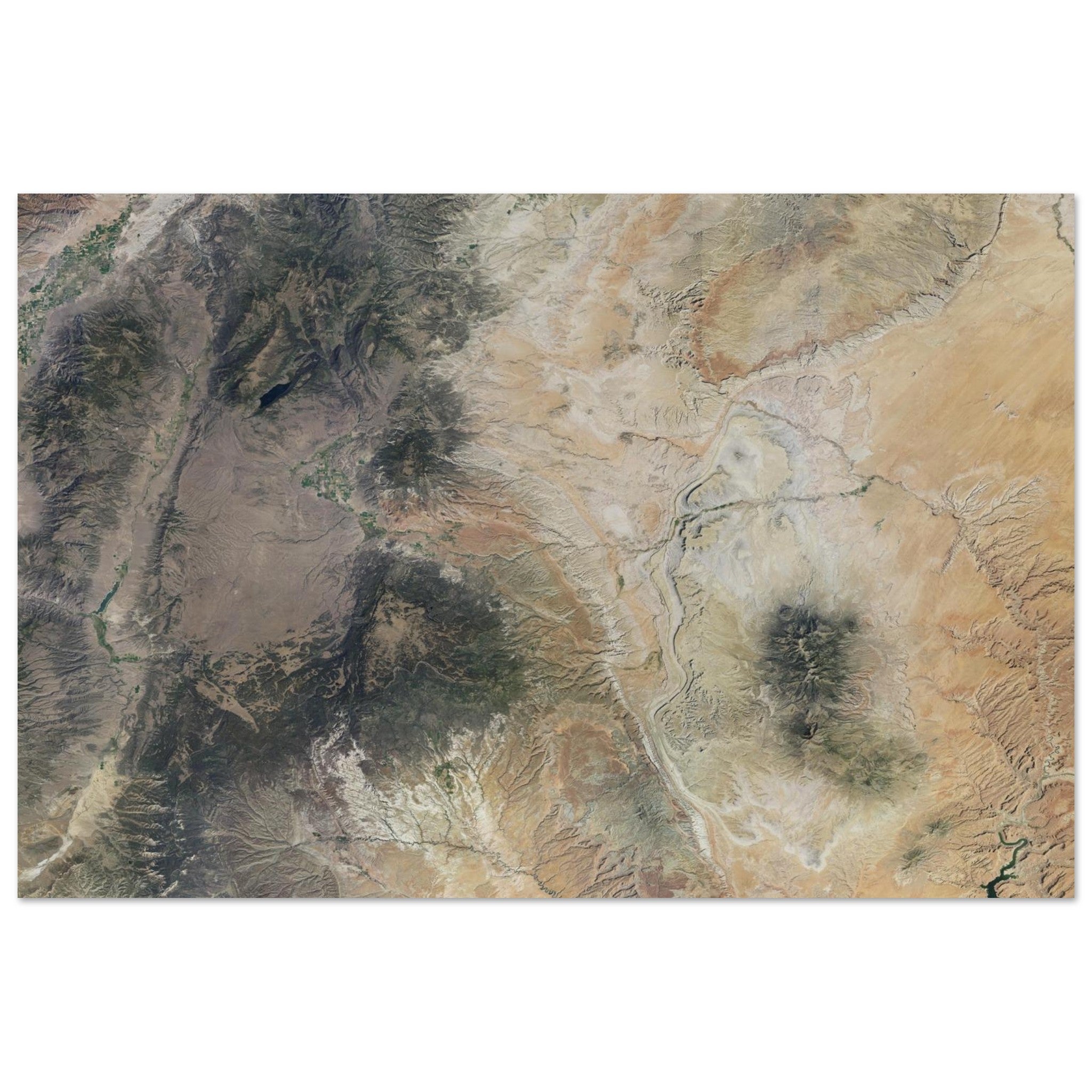 Capitol Reef Natoinal Park Natural Earth Print - Ink And Atlas