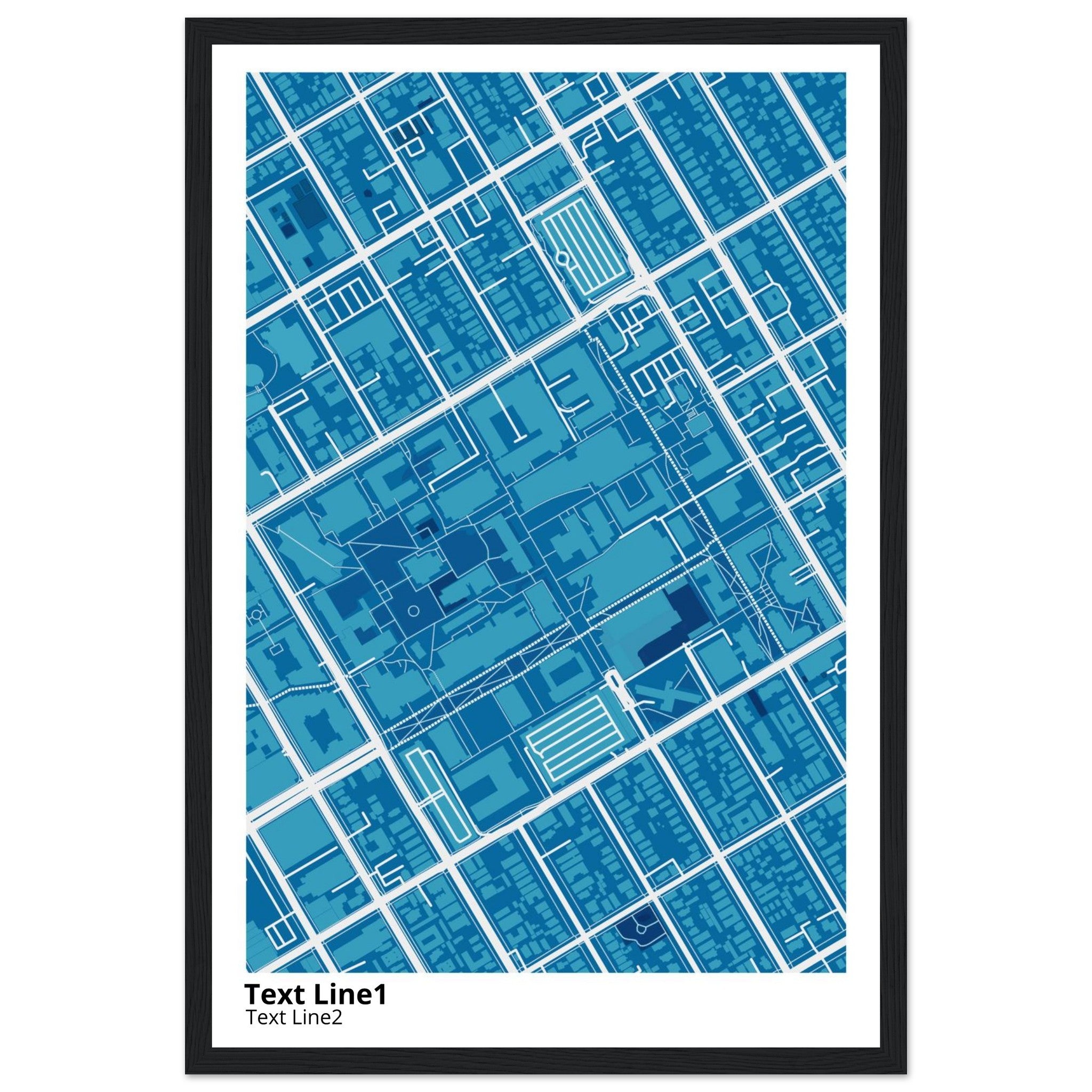 san jose state university campus map poster