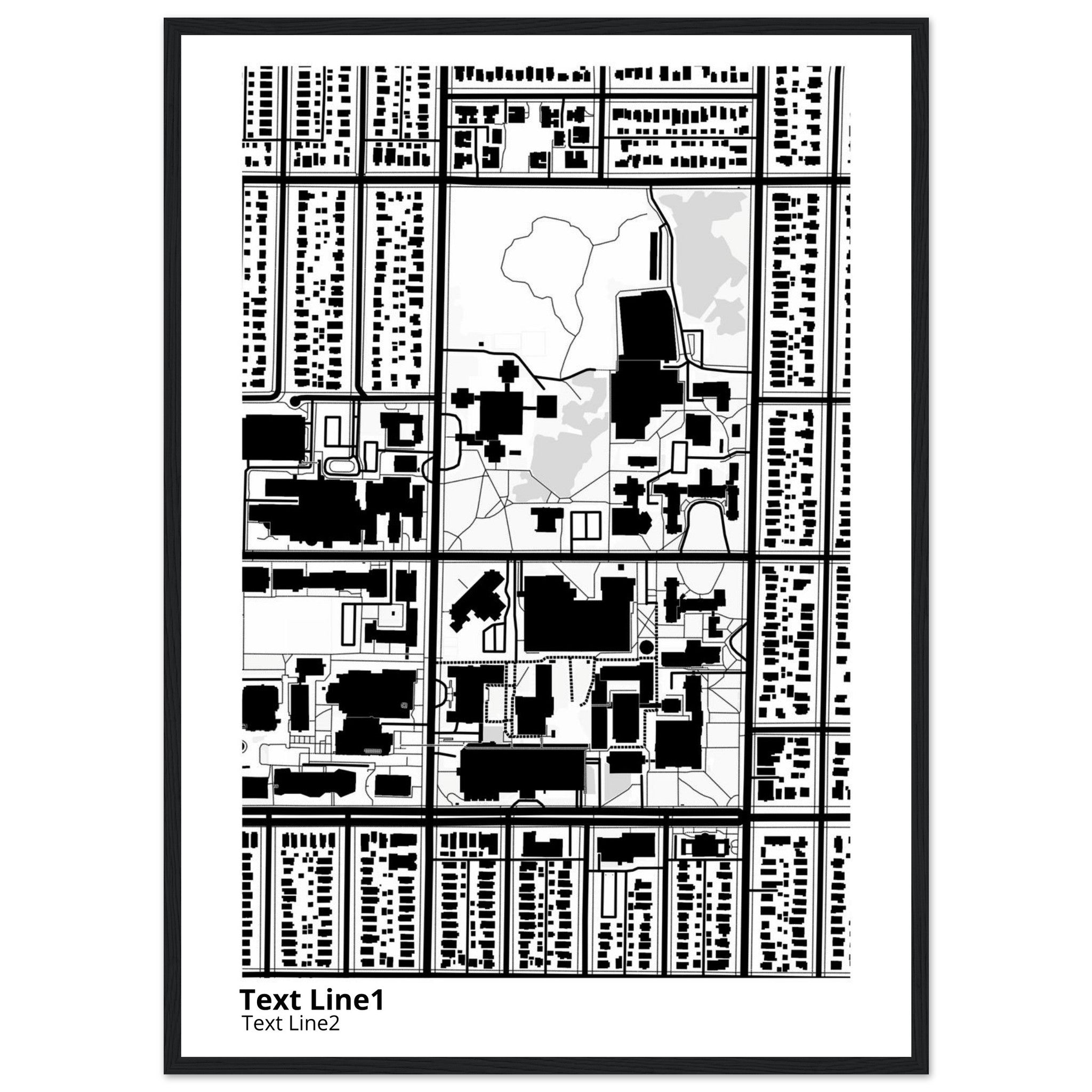 University of Wisconsin (Milwaukee) Campus Map Poster | Alumni Gift - Ink And Atlas