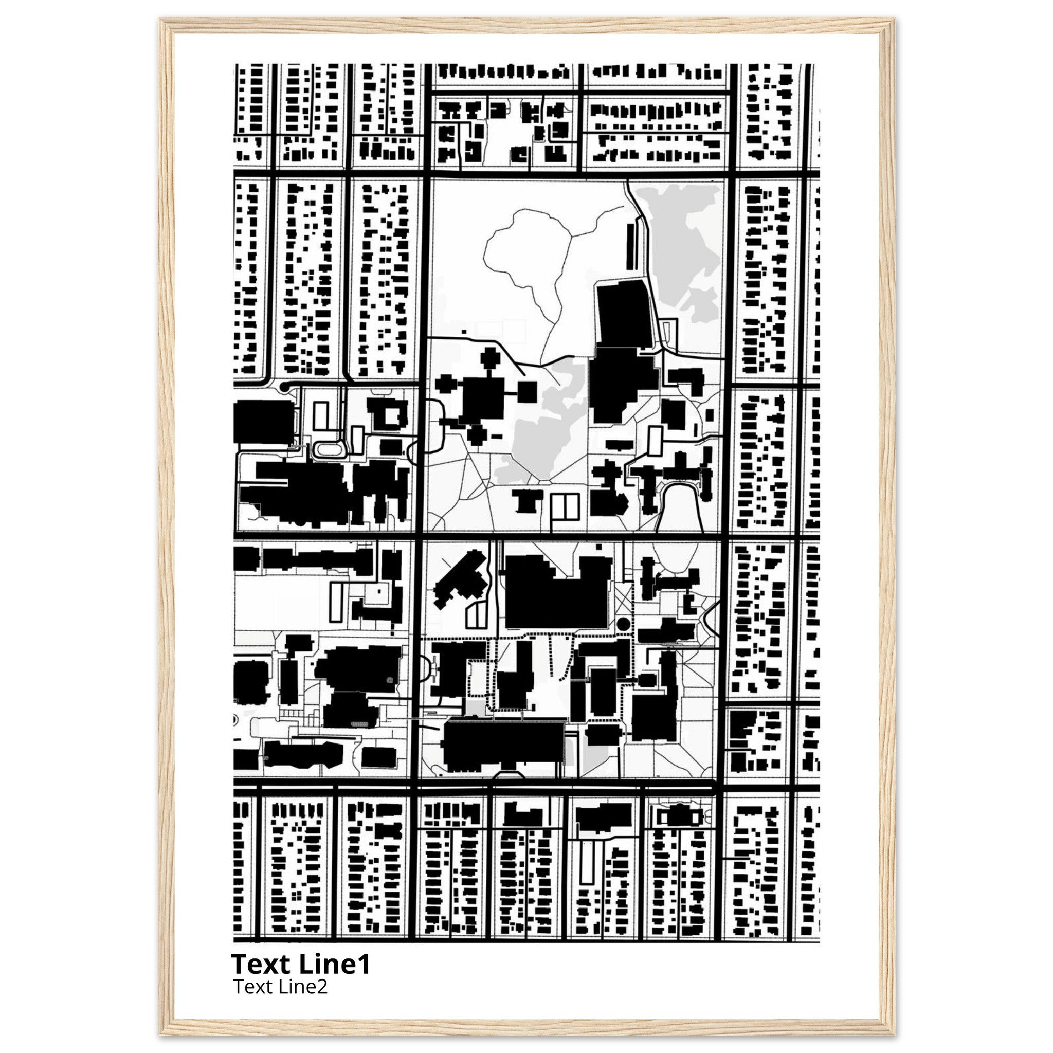 University of Wisconsin (Milwaukee) Campus Map Poster | Alumni Gift - Ink And Atlas