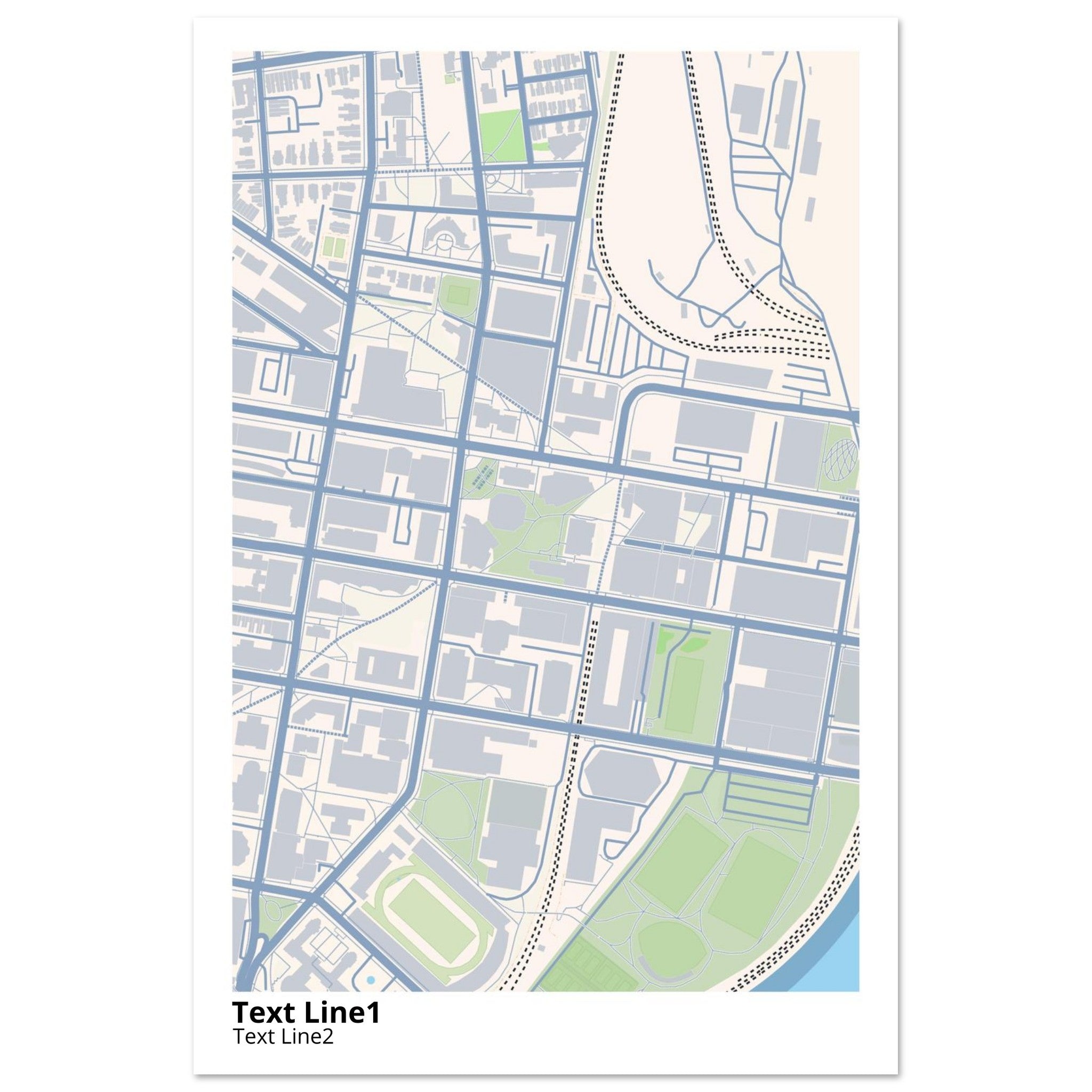 Drexel University Pennsylvania Campus Map Poster | Graduation Gift - Ink And Atlas