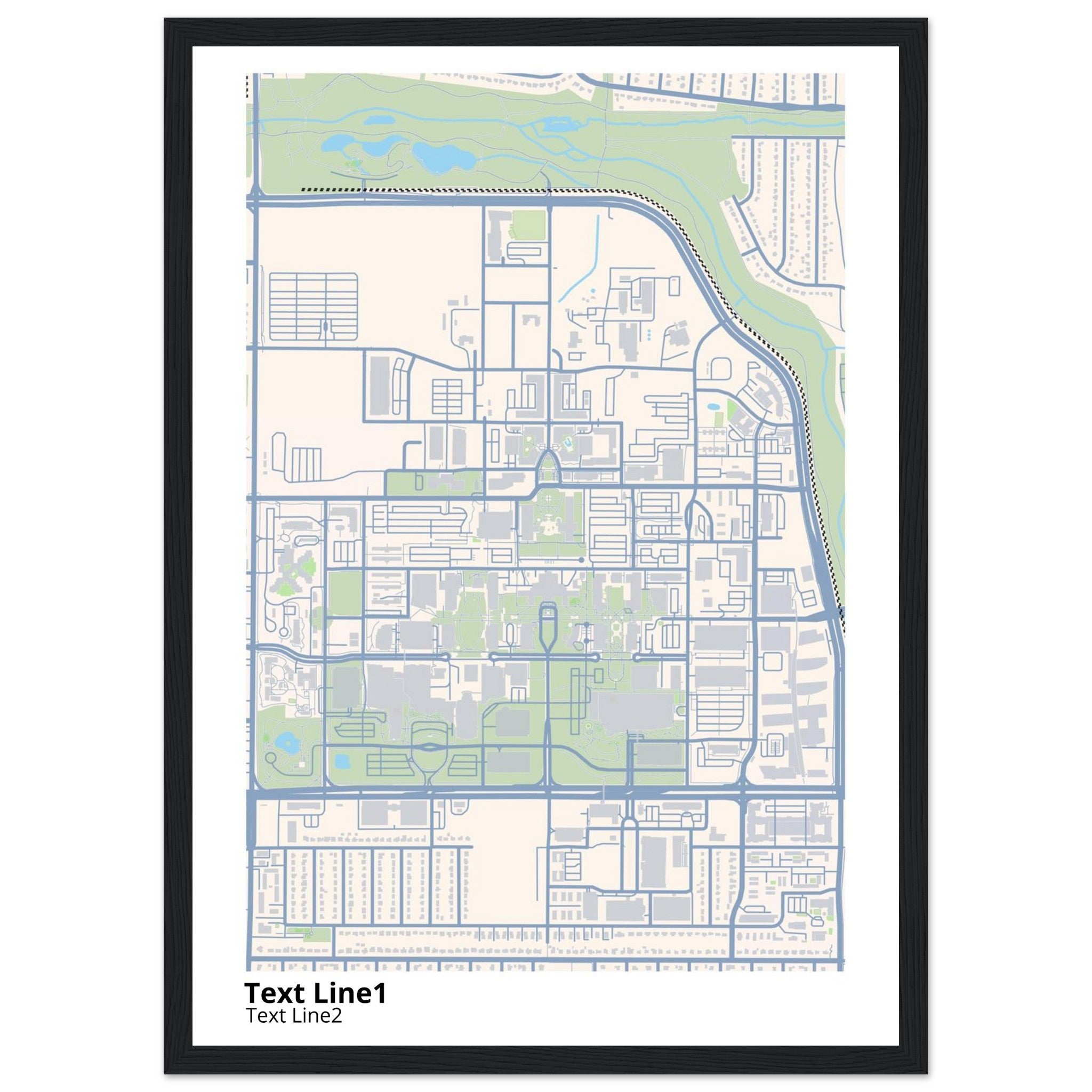 university of colorado denver anschutz medical campus campus map poster