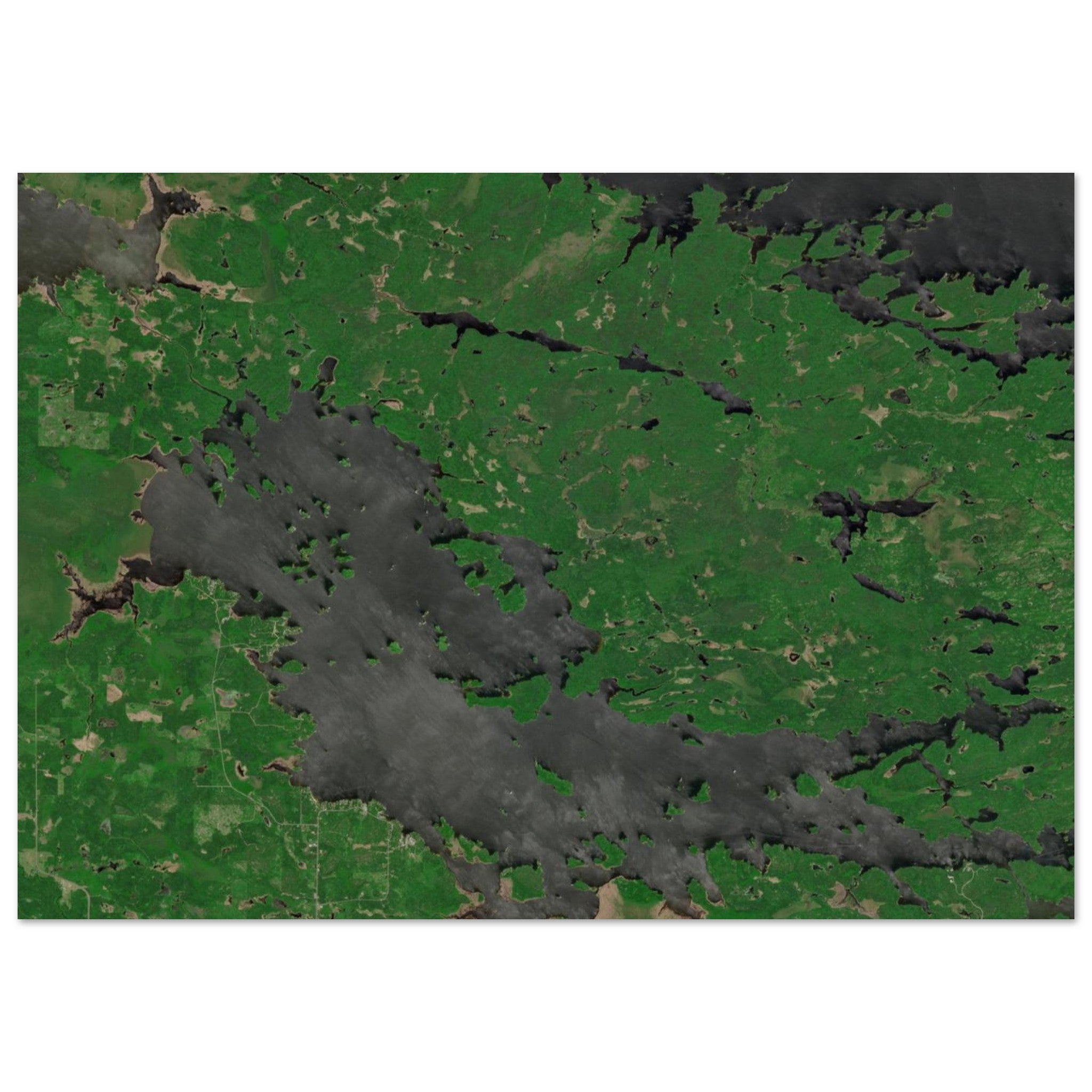 Voyageurs National Park Natural Earth Print - Ink And Atlas