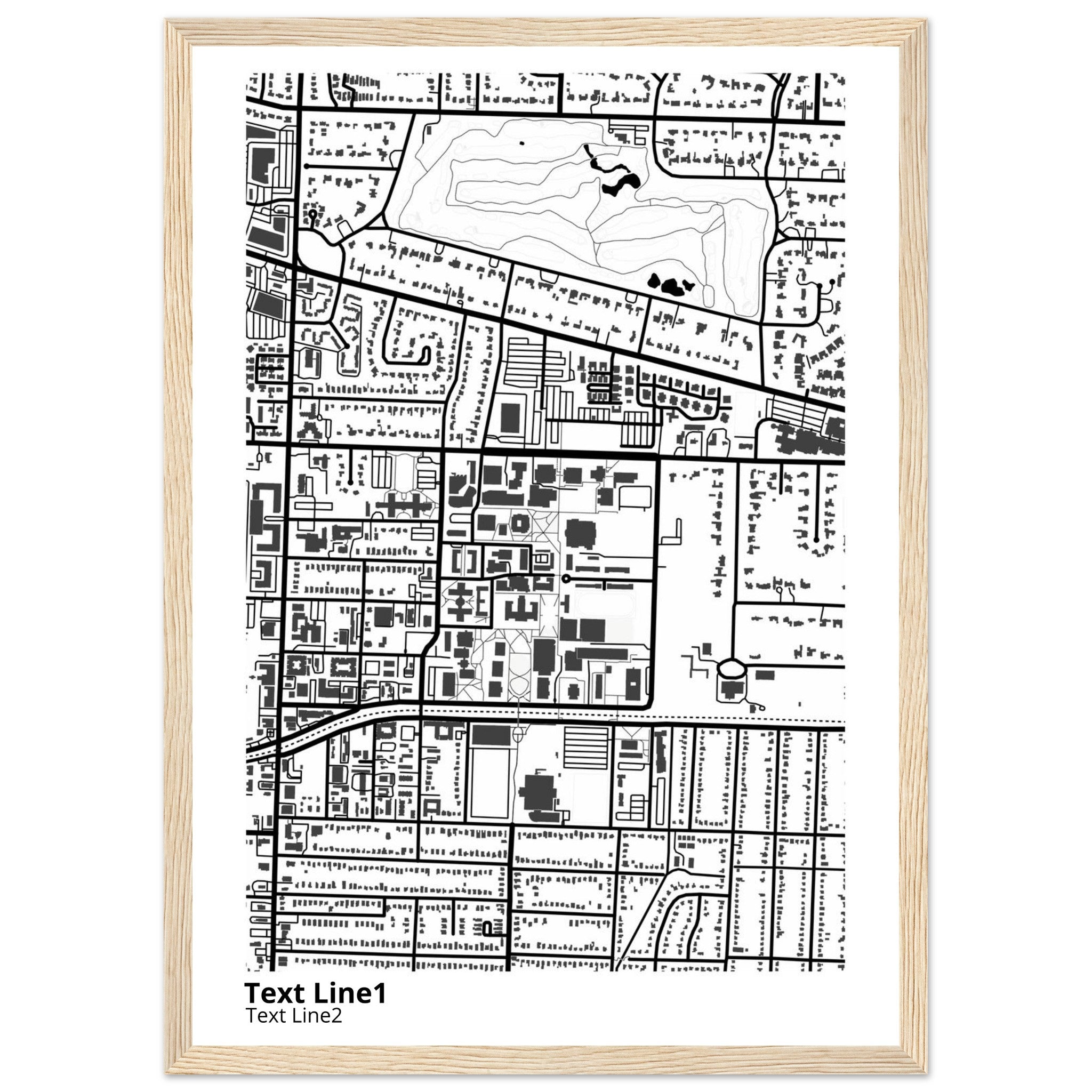University of Memphis Tennessee Campus Map Poster | Graduation Gift - Ink And Atlas