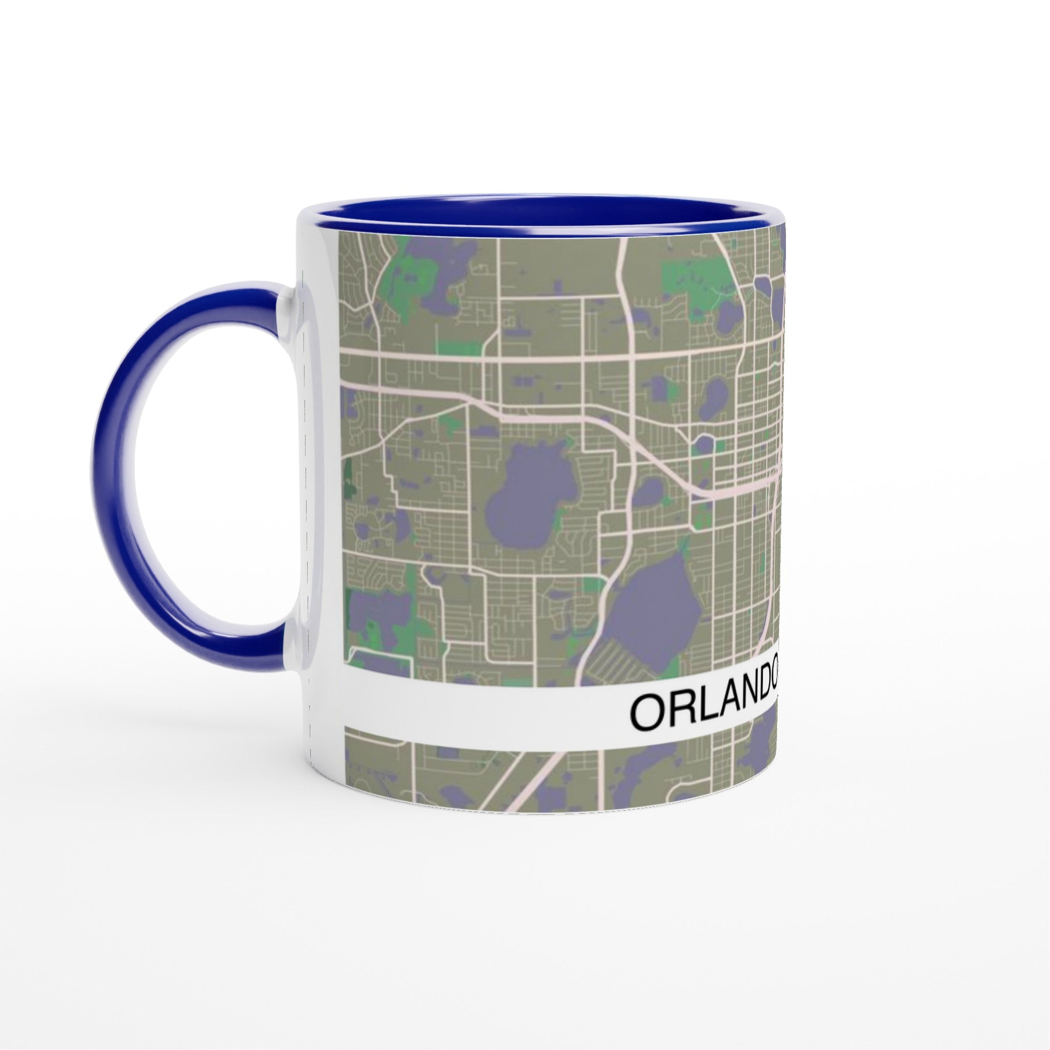 Orlando Modern City Map Mug (11oz) - Ink And Atlas