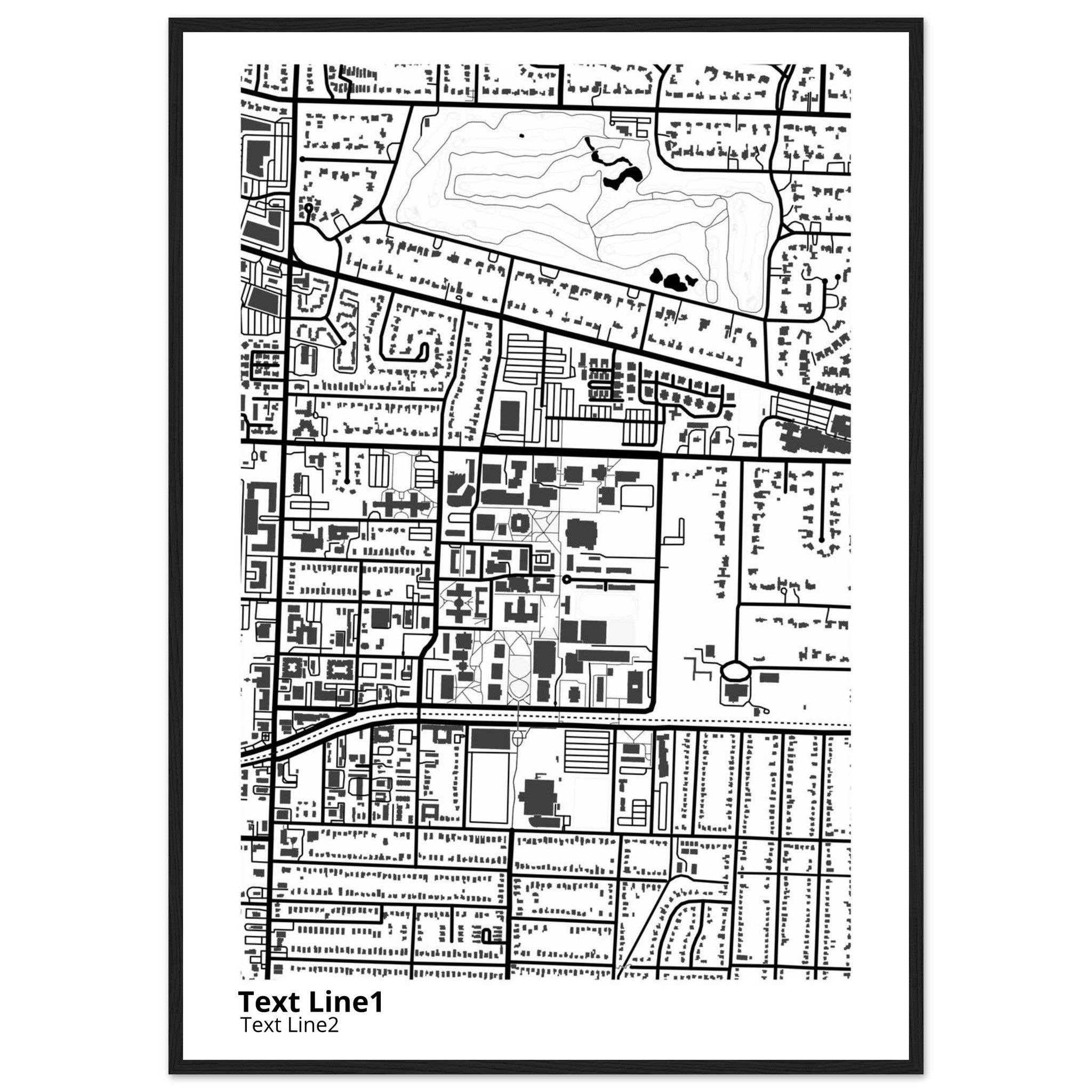 University of Memphis Tennessee Campus Map Poster | Graduation Gift - Ink And Atlas