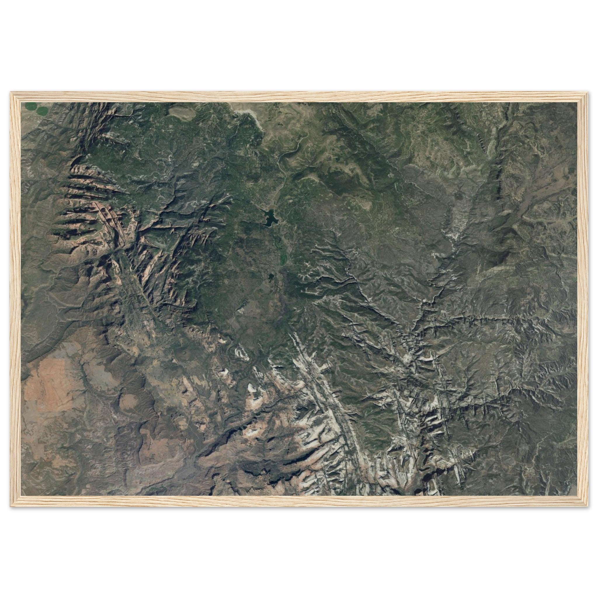 Zion National Park Natural Earth Print - Ink And Atlas