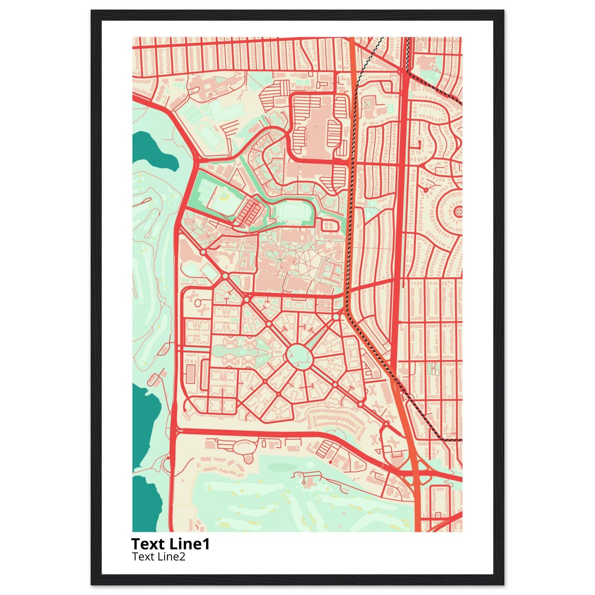 san francisco state university campus map poster