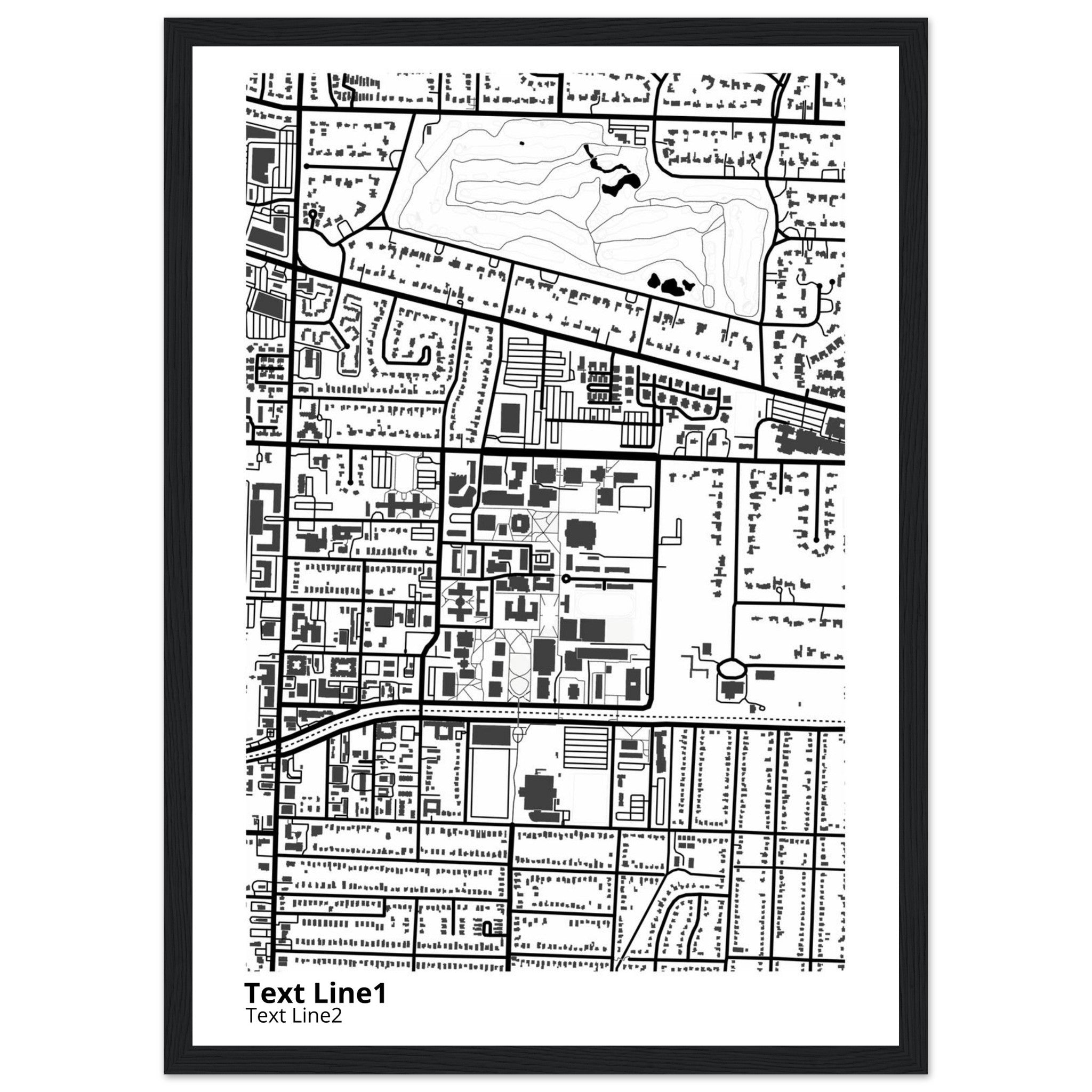 University of Memphis Tennessee Campus Map Poster | Graduation Gift - Ink And Atlas