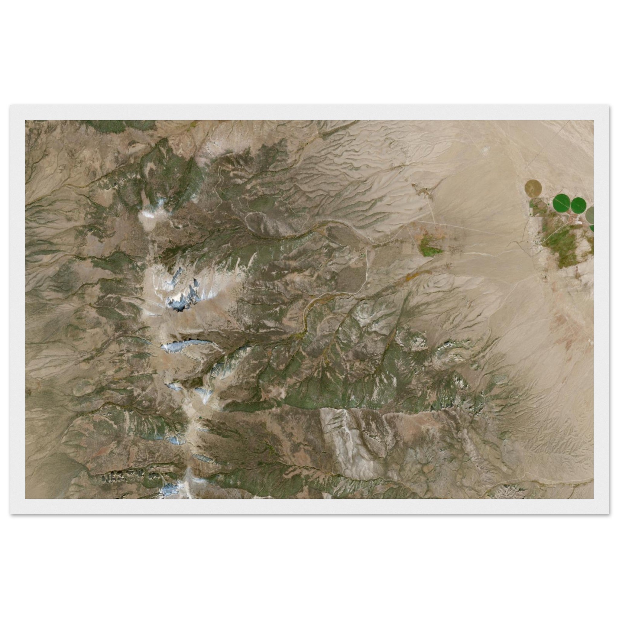 Great Basin National Park Natural Earth Print - Ink And Atlas