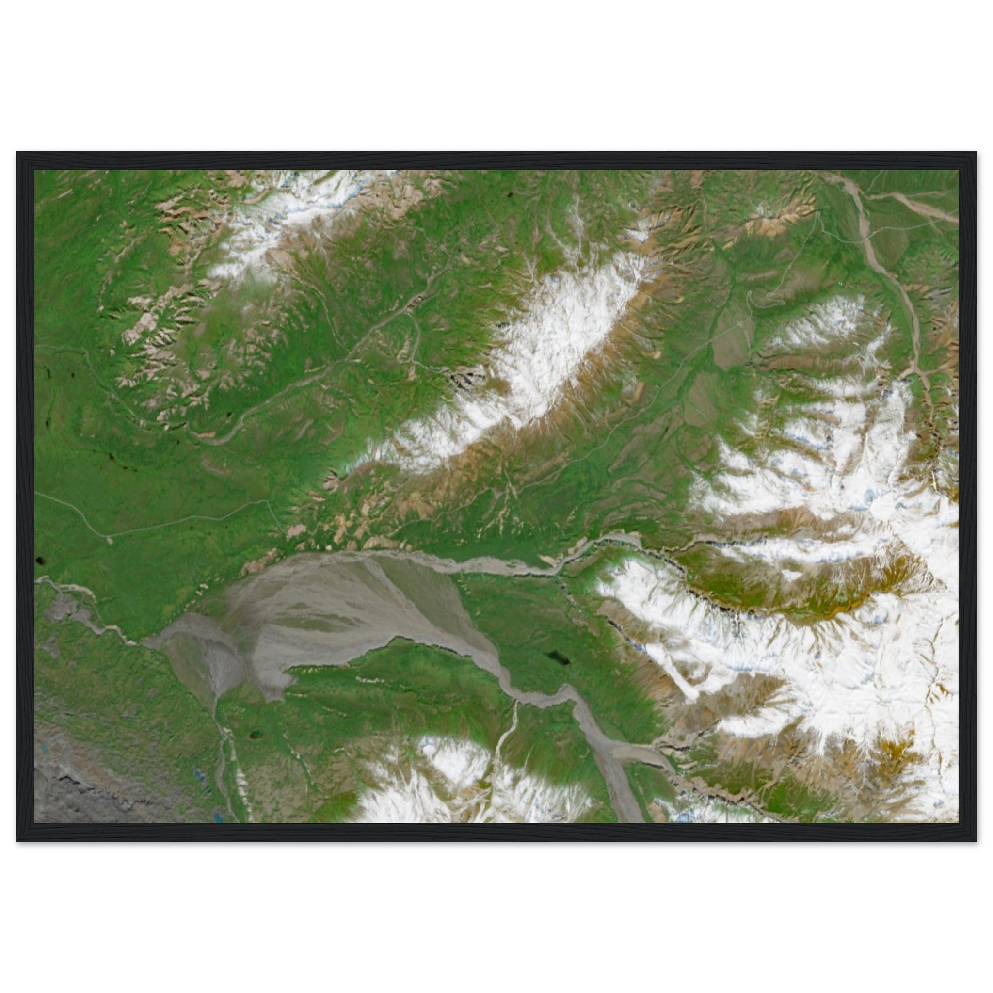 Denali National Park Natural Earth Print - Ink And Atlas