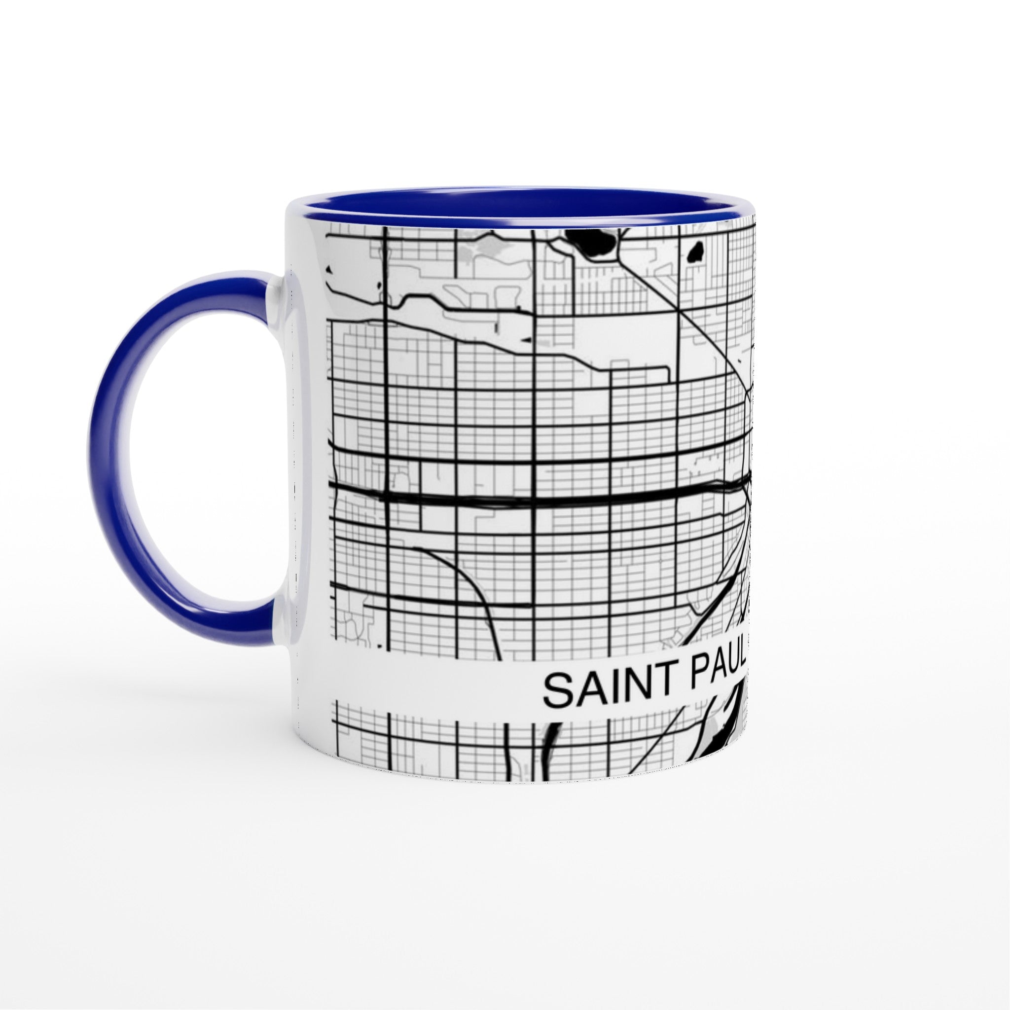 Saint Paul Modern City Map Mug (11oz) - Ink And Atlas