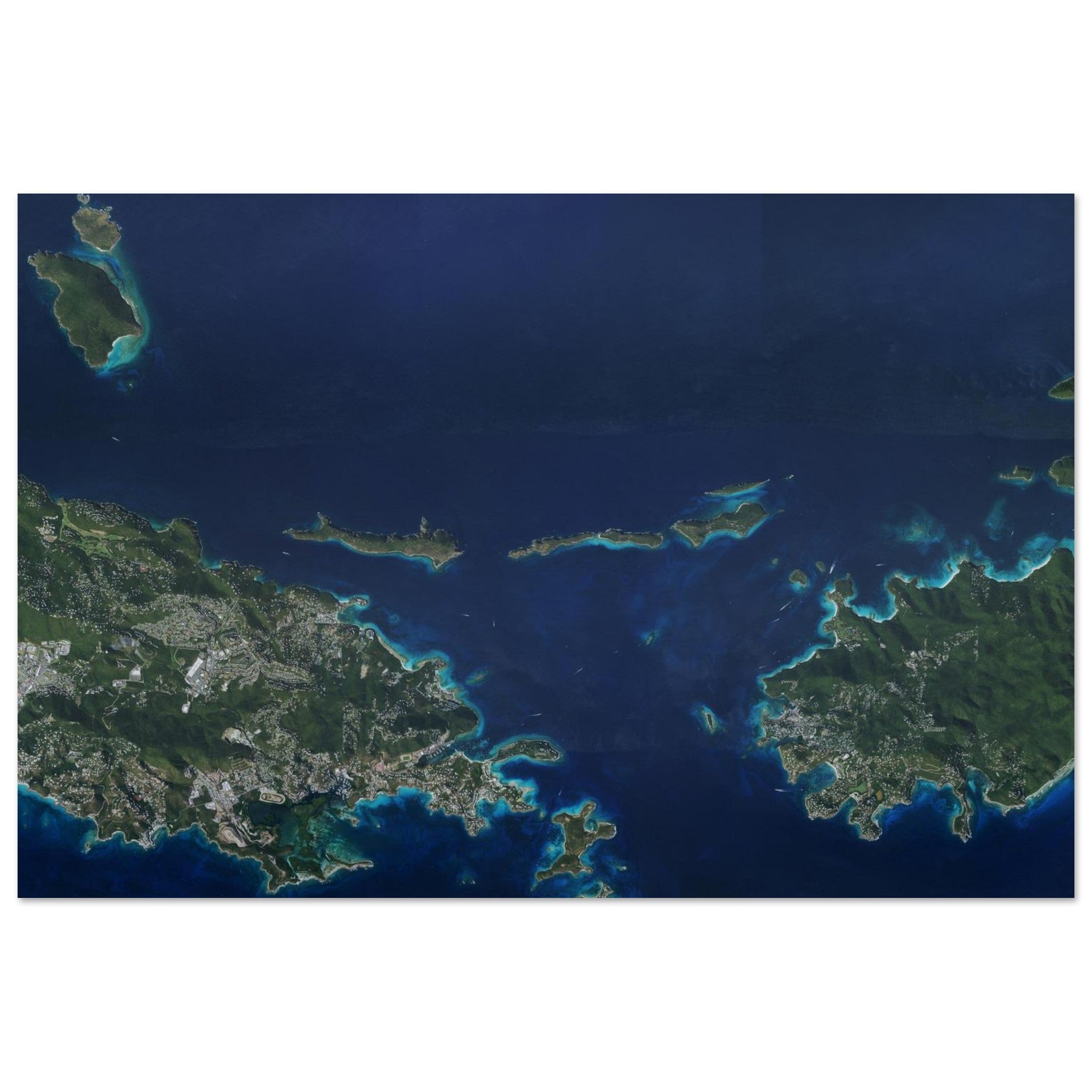Virgin Islands National Park Natural Earth Print - Ink And Atlas