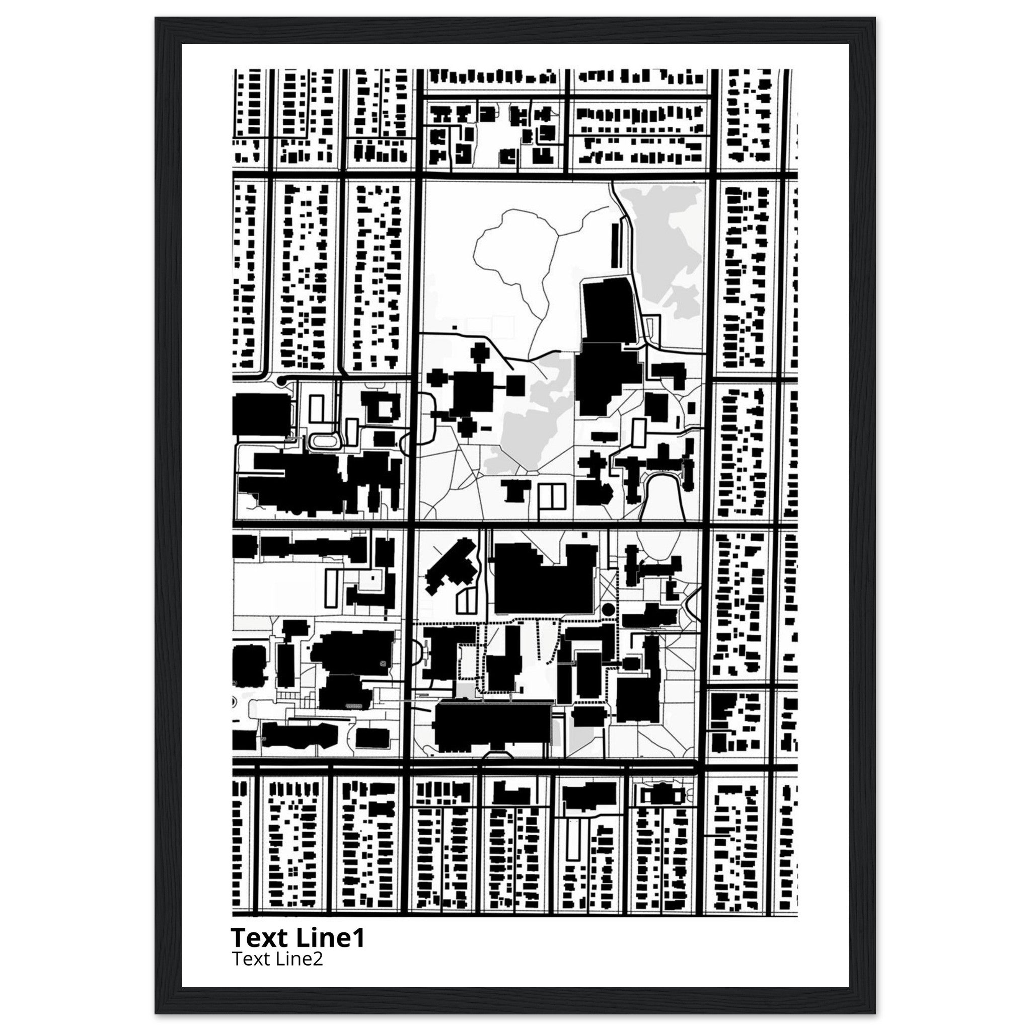 University of Wisconsin (Milwaukee) Campus Map Poster | Alumni Gift - Ink And Atlas