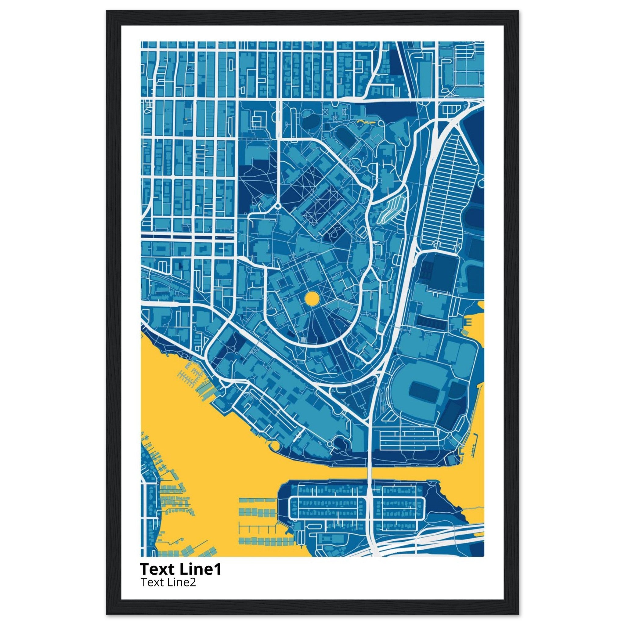 University of Washington (Seattle) Campus Map Poster | Graduation Gift - Ink And Atlas