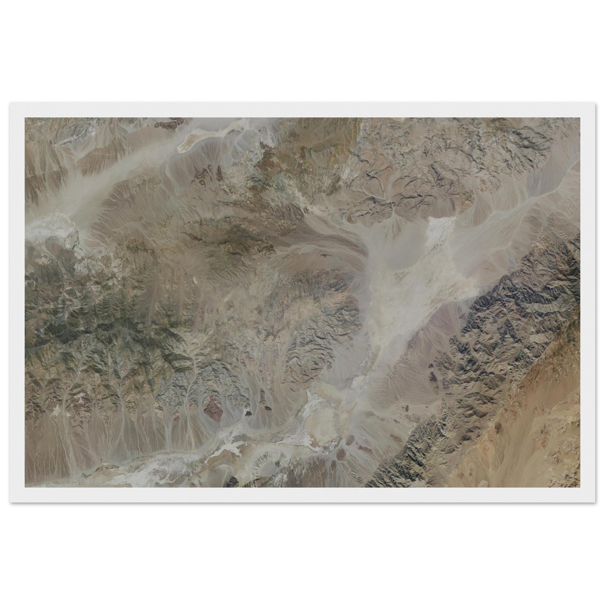 Death Valley National Park Natural Earth Print - Ink And Atlas