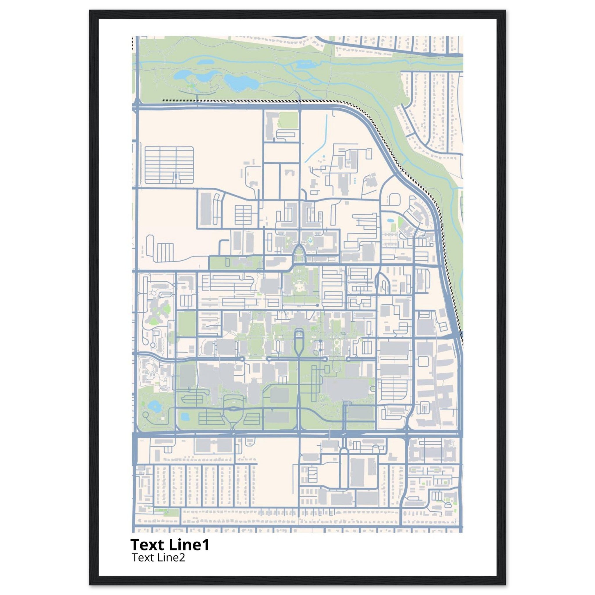 university of colorado denver anschutz medical campus campus map poster