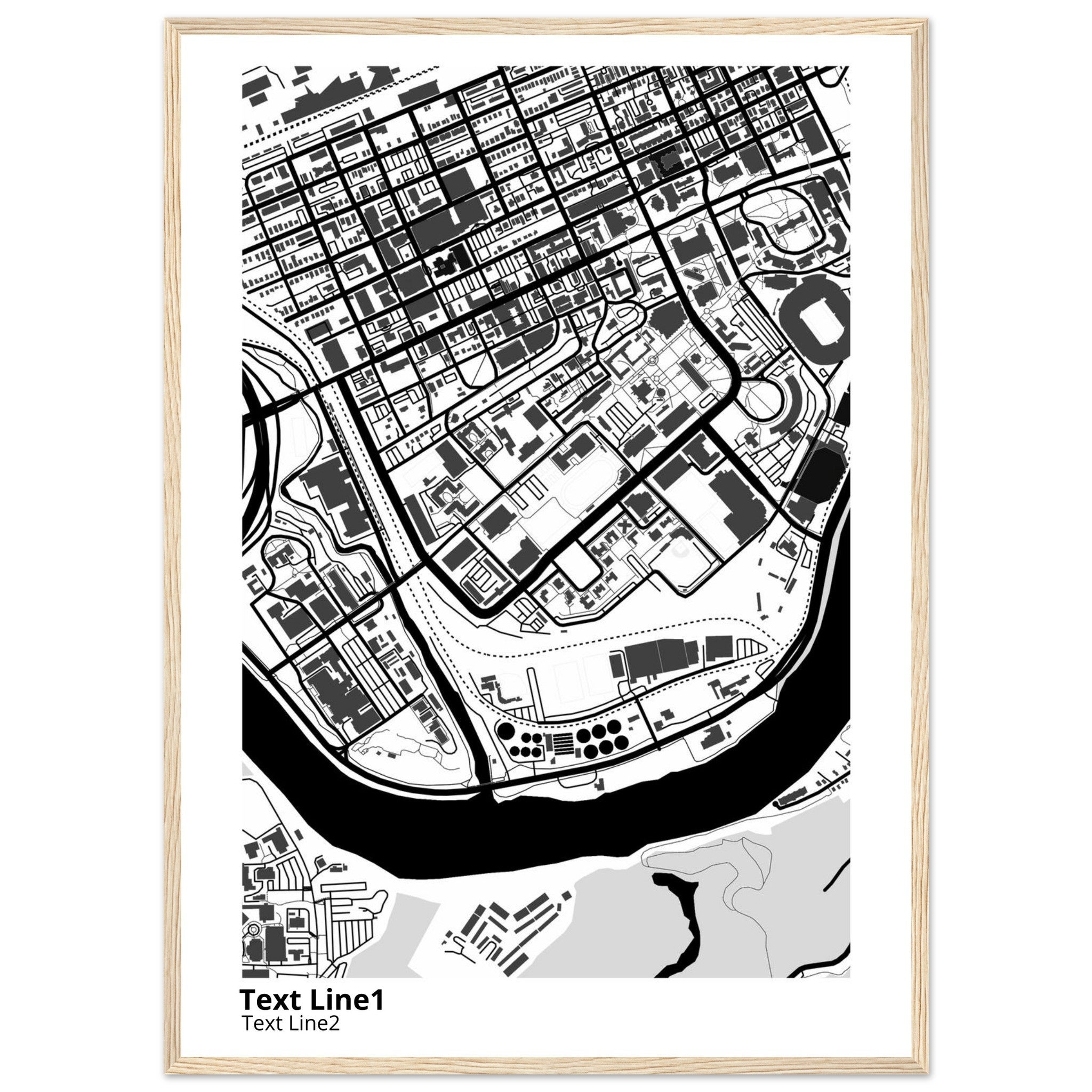 University of Tennessee (Knoxville) Campus Map Poster | Alumni Gift - Ink And Atlas