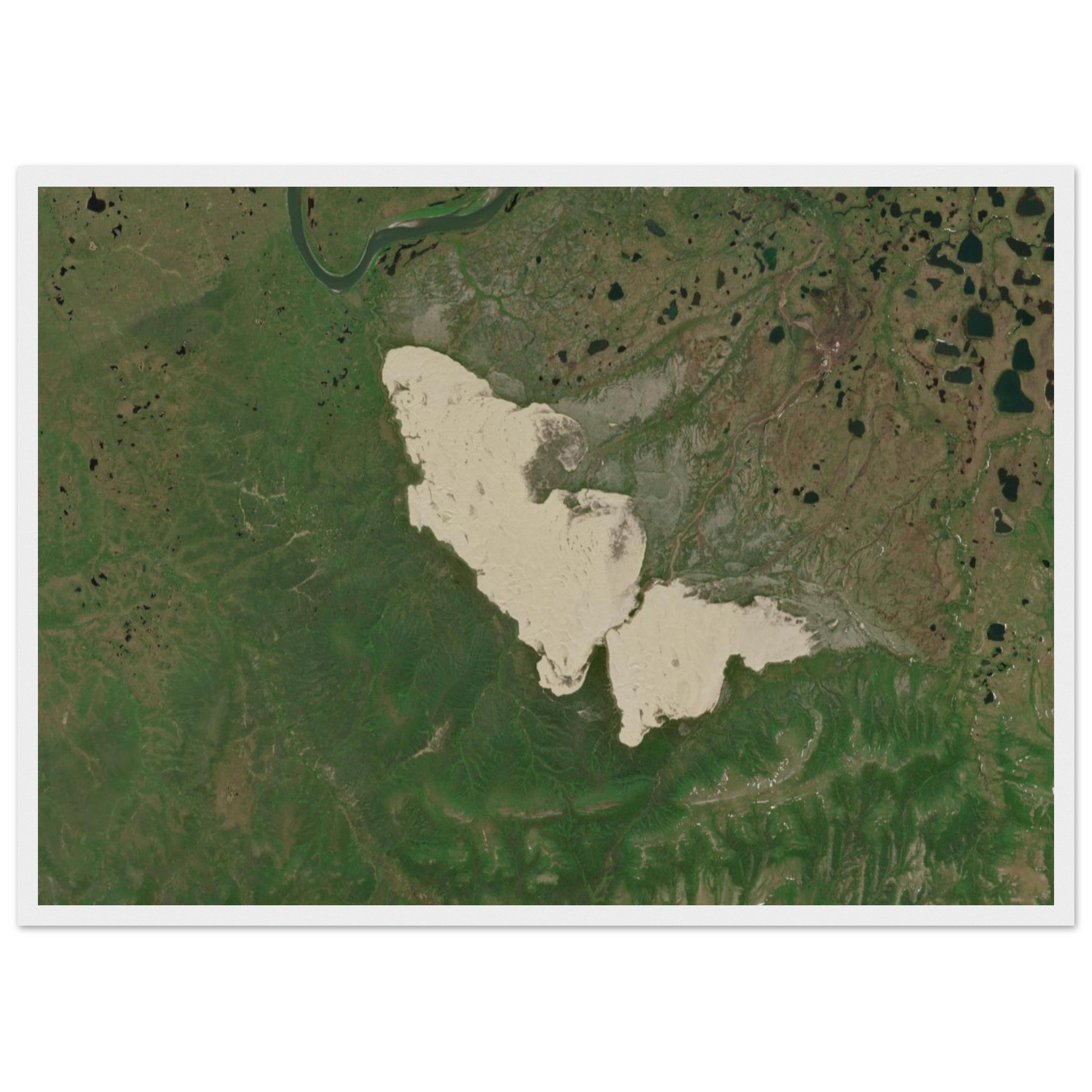 Kobuk Valley National Park Natural Earth Print - Ink And Atlas