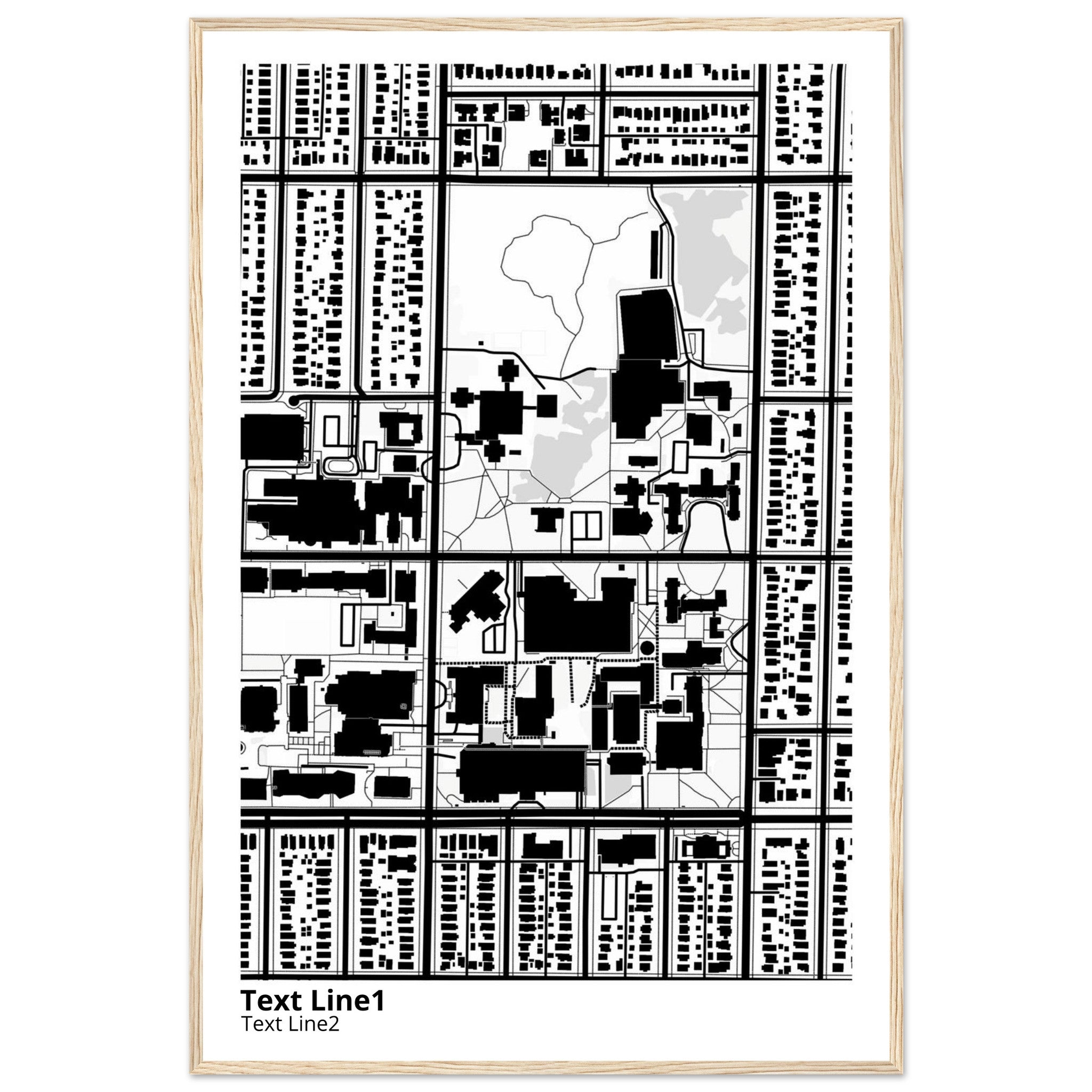 University of Wisconsin (Milwaukee) Campus Map Poster | Alumni Gift - Ink And Atlas