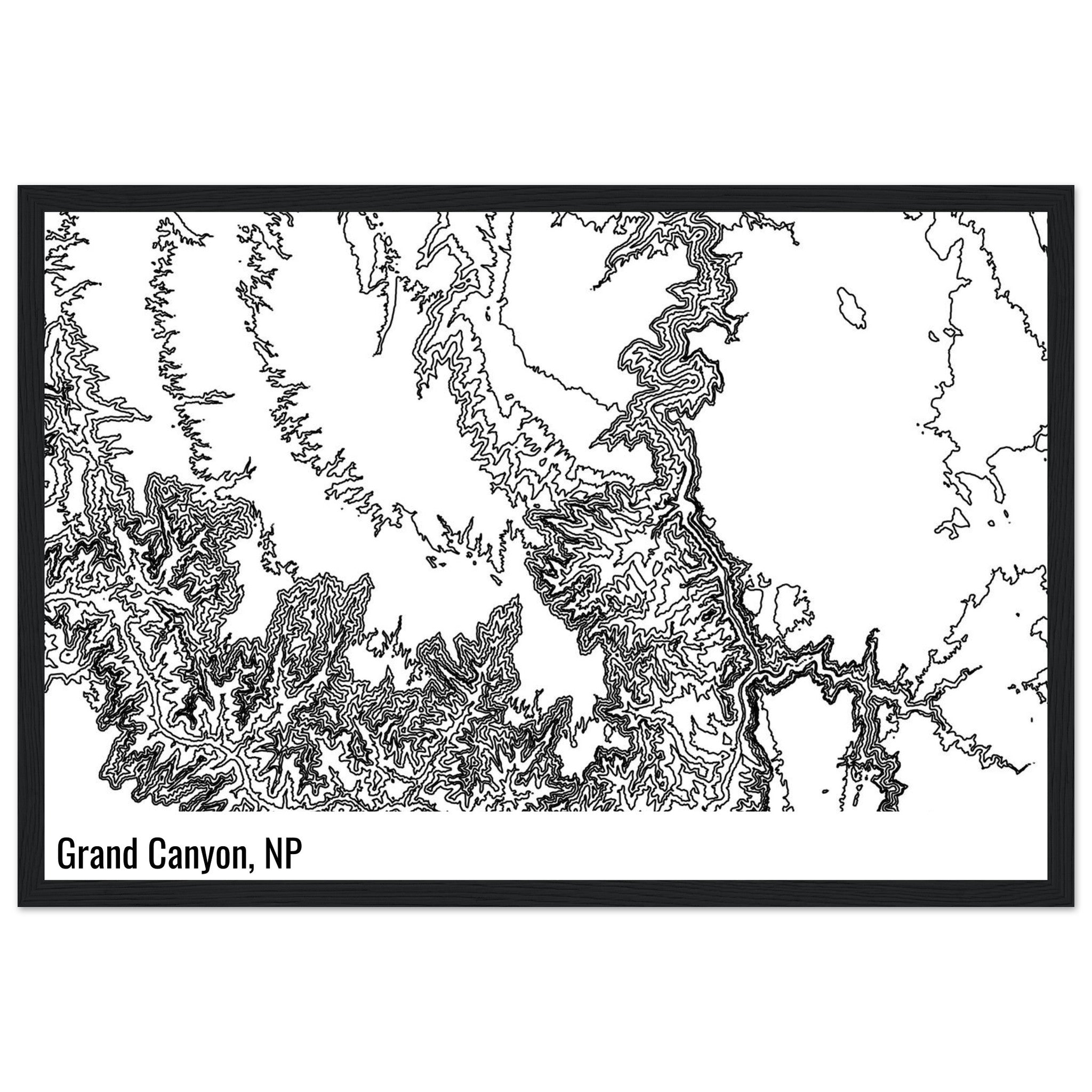 Custom Contours Print - Ink And Atlas