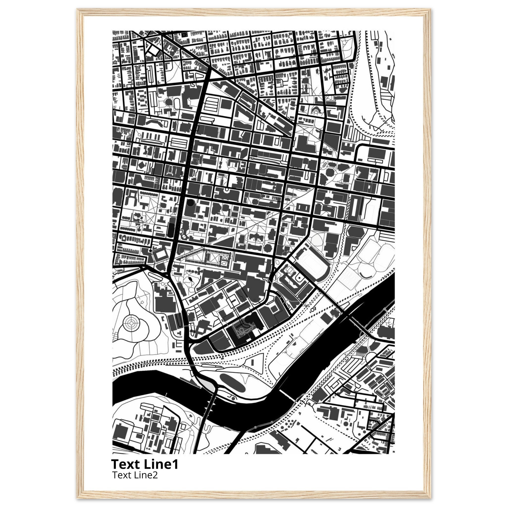 University of Pennsylvania Campus Map Poster | Graduation Gift - Ink And Atlas