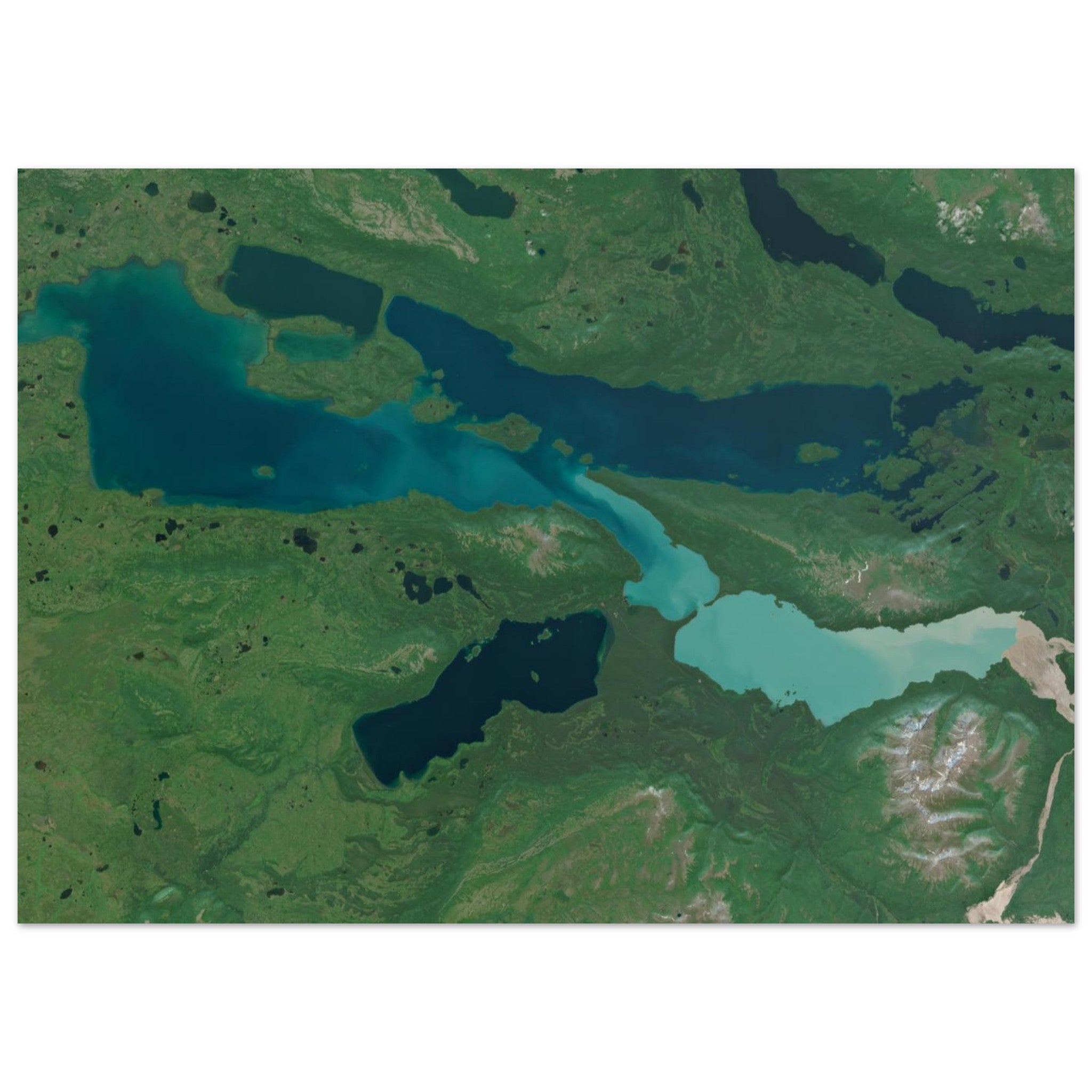 Katmai National Park Natural Earth Print - Ink And Atlas