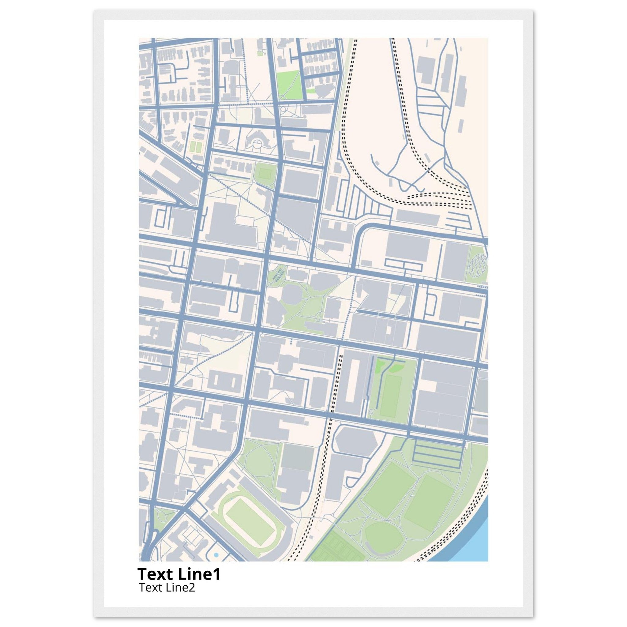 Drexel University Pennsylvania Campus Map Poster | Graduation Gift - Ink And Atlas