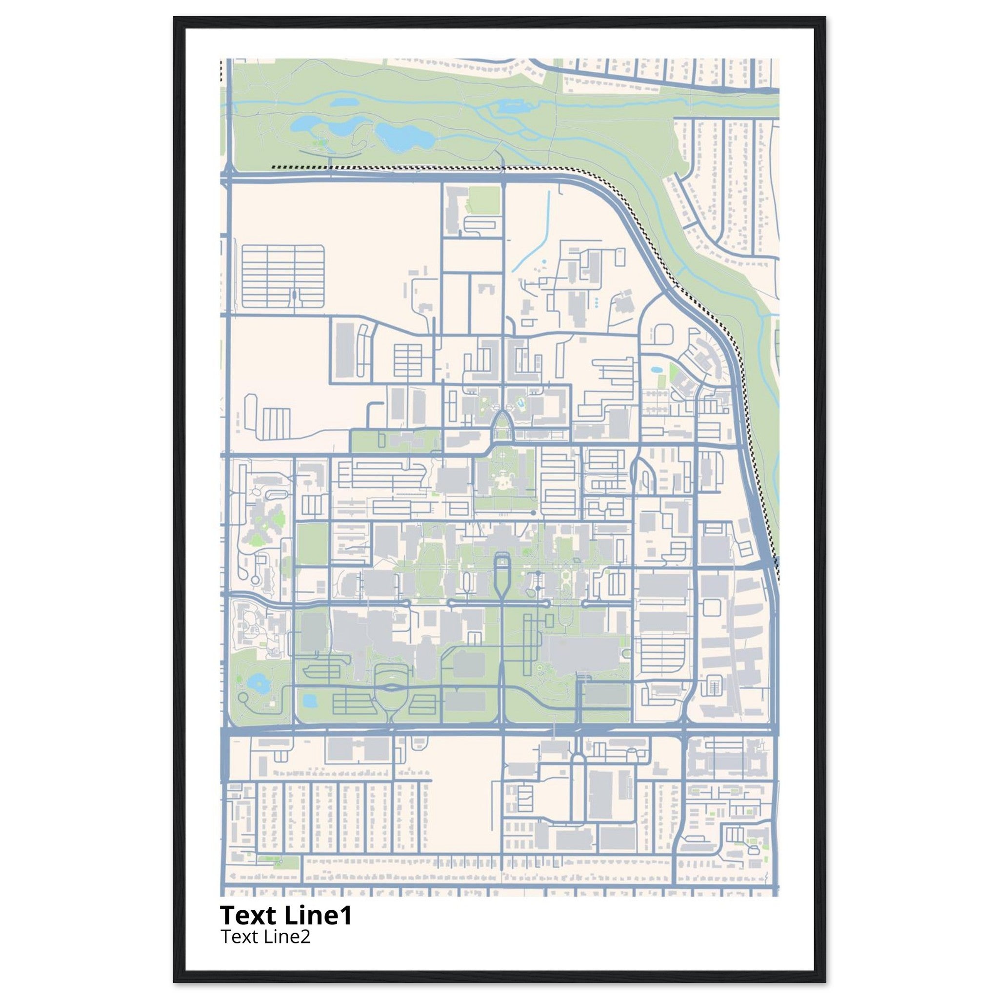 university of colorado denver anschutz medical campus campus map poster