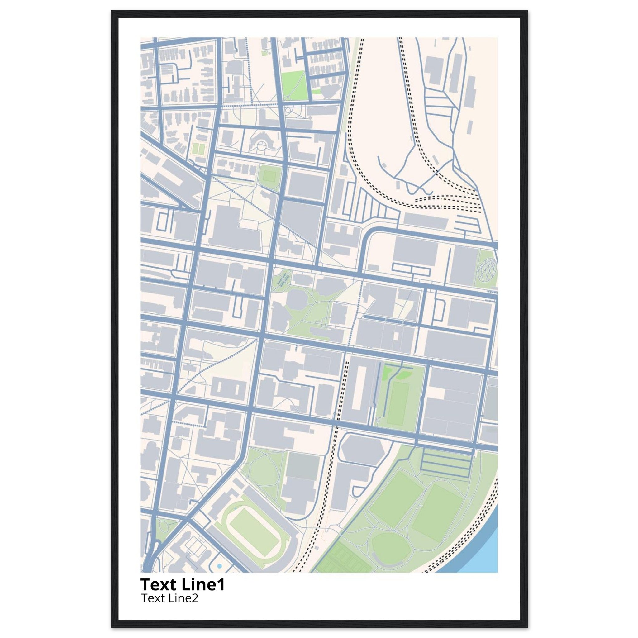 Drexel University Pennsylvania Campus Map Poster | Graduation Gift - Ink And Atlas