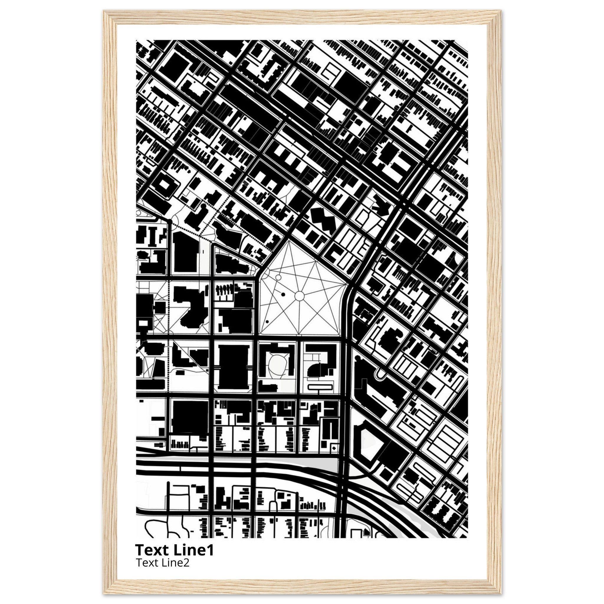 Virginia Commonwealth University Campus Map Poster | Graduation Gift - Ink And Atlas