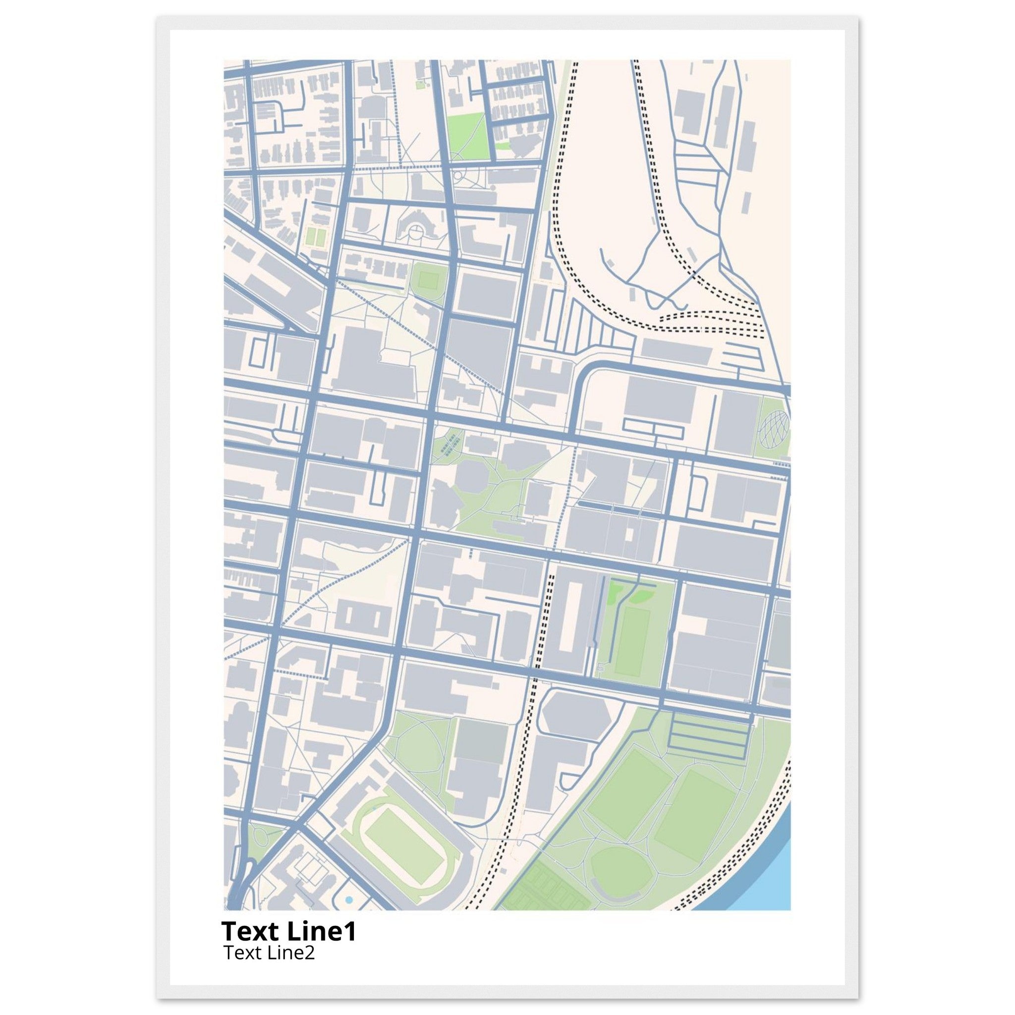 Drexel University Pennsylvania Campus Map Poster | Graduation Gift - Ink And Atlas